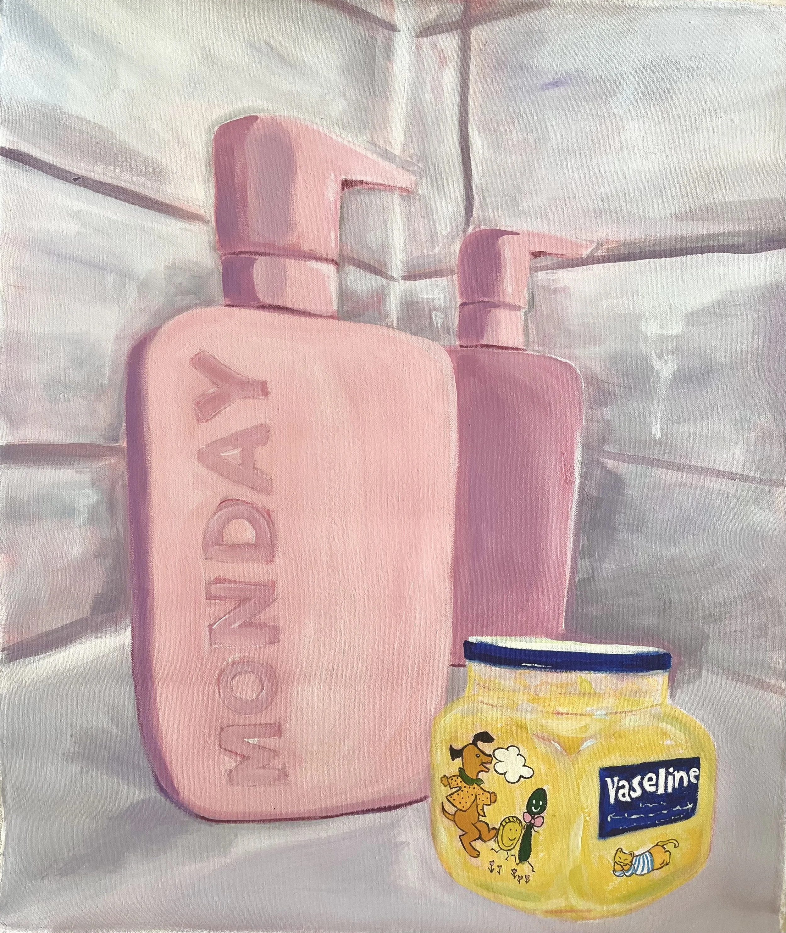 𝑱𝒖𝒔𝒕 𝑨𝒏𝒐𝒕𝒉𝒆𝒓 𝑴𝒐𝒏𝒅𝒂𝒚, 16" x 8", acrylic on canvas, 2023