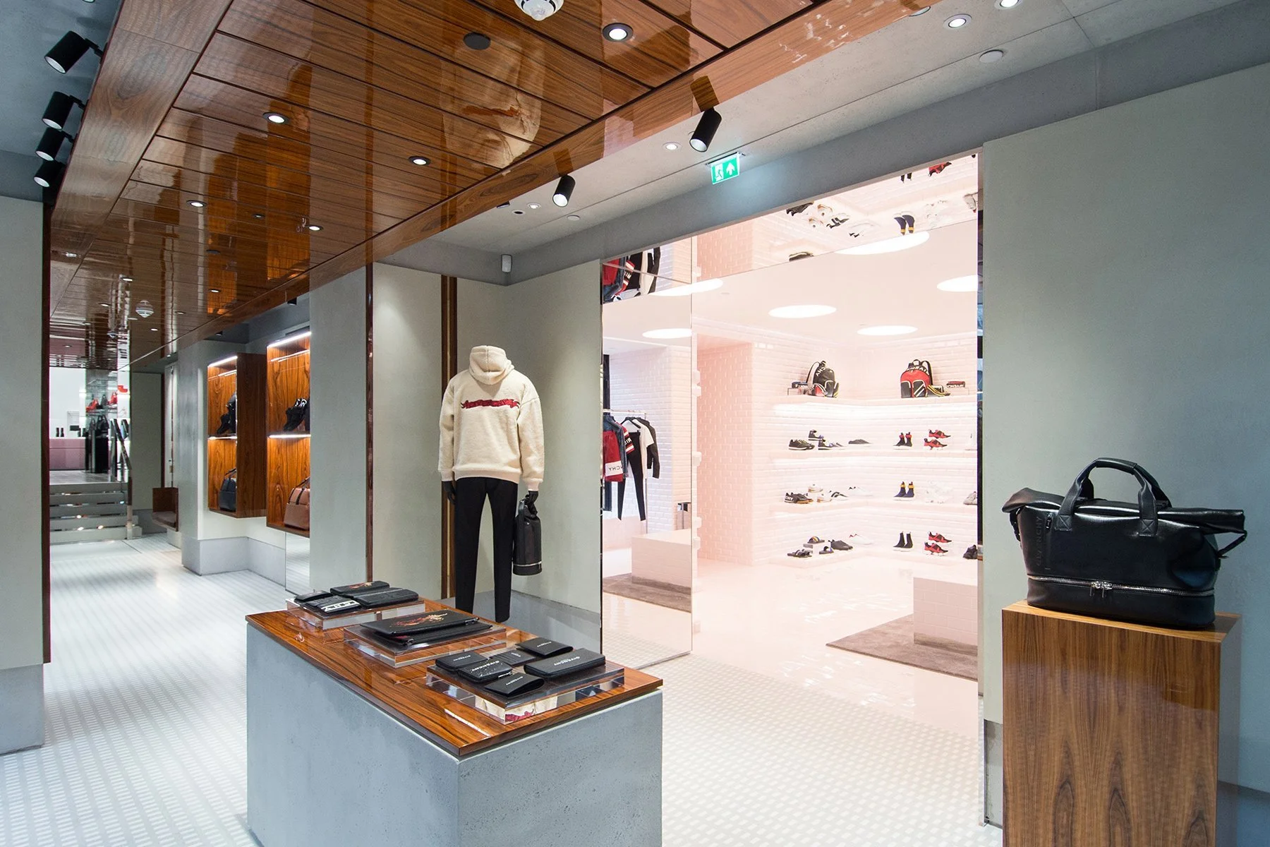 Interior image of Givenchy Menswear Bond St London