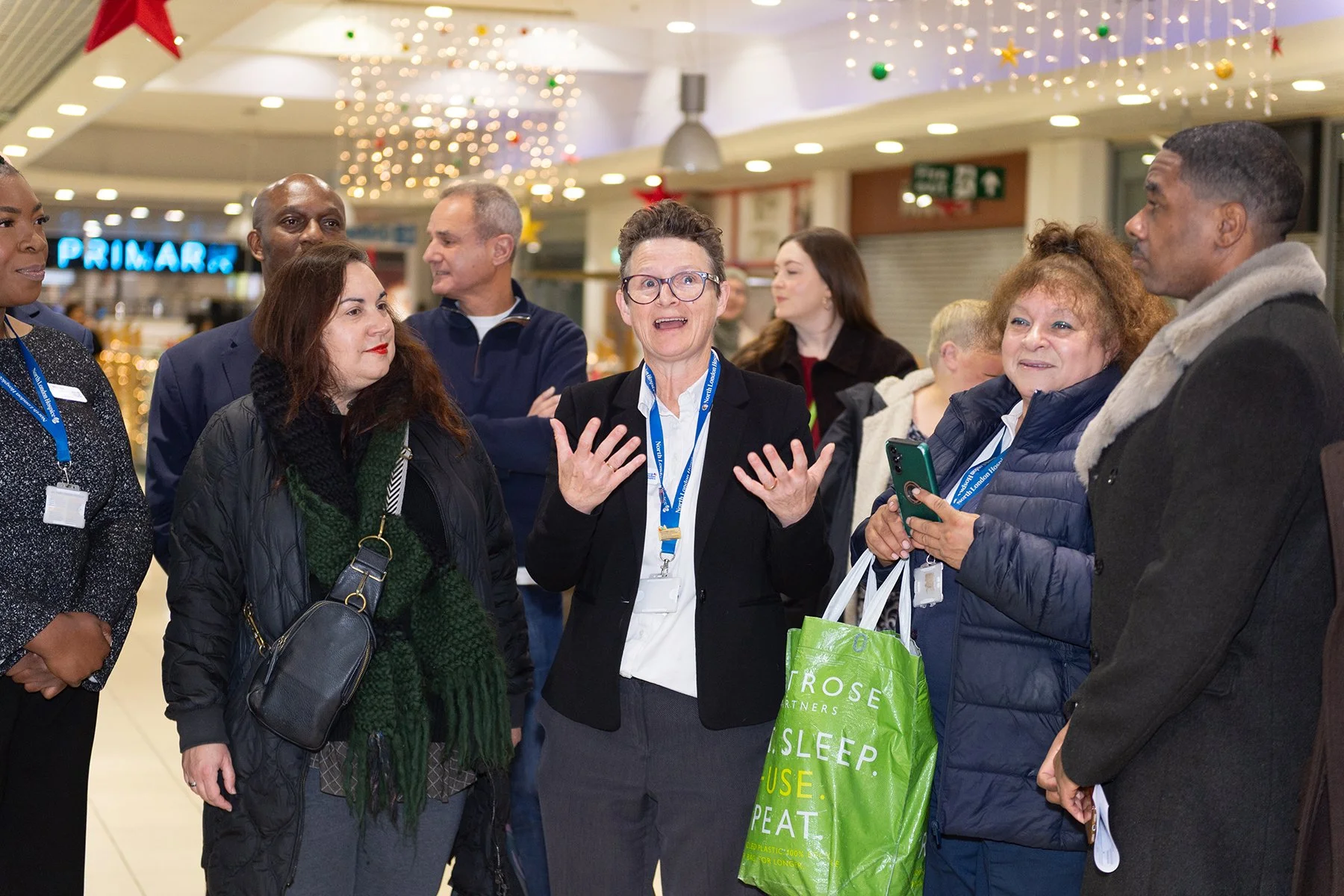 Wolfie Smith Director of Patient Services and Quality address guests