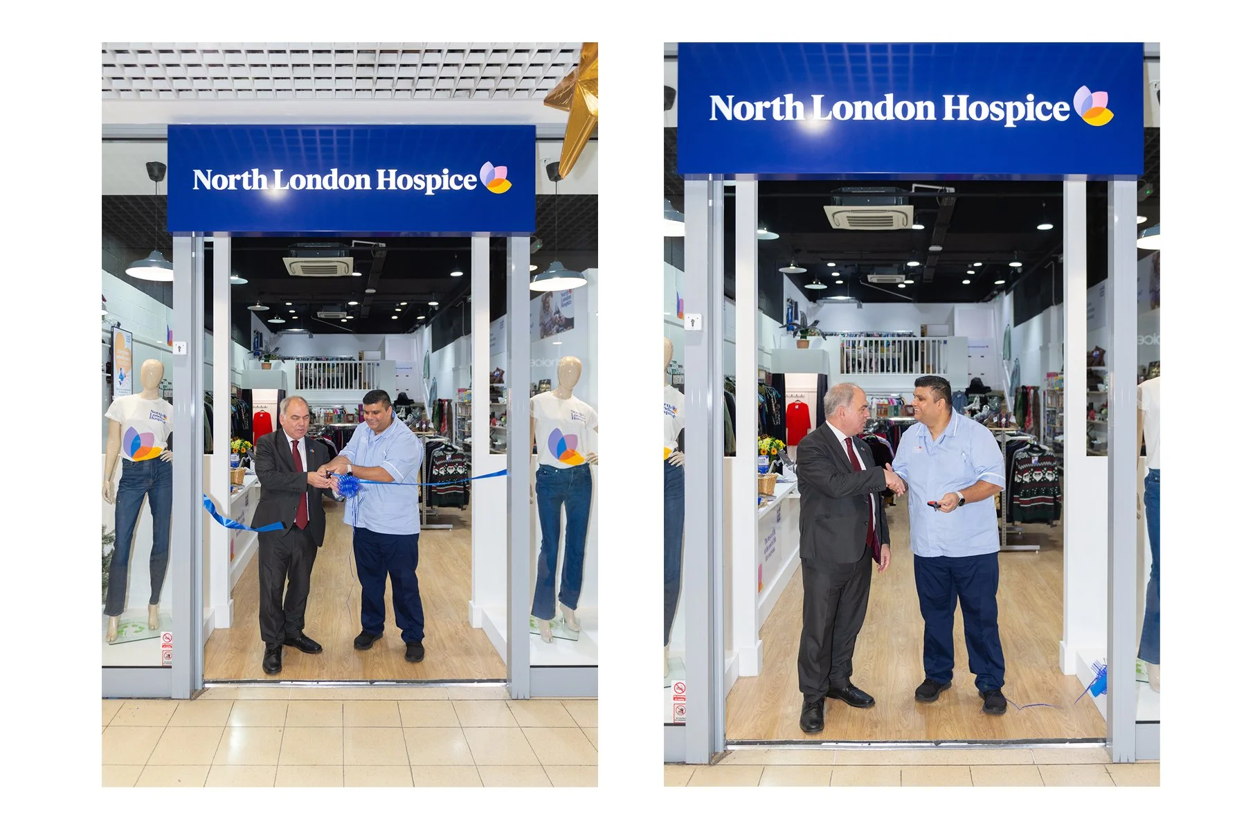Local MP BAmbos Charalambous and nurse from NLH cut the ribbon