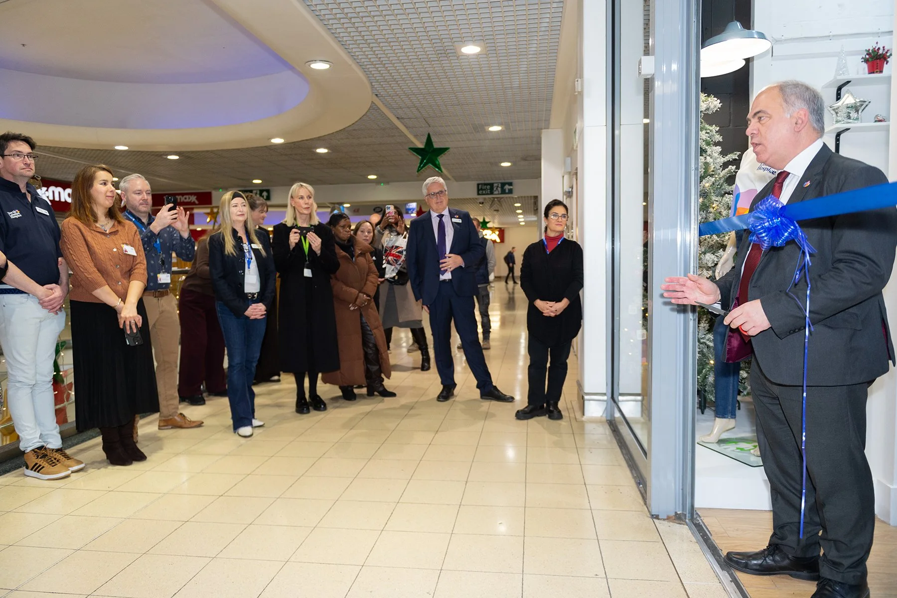 Local MP Bambos Charalambous adresses guests