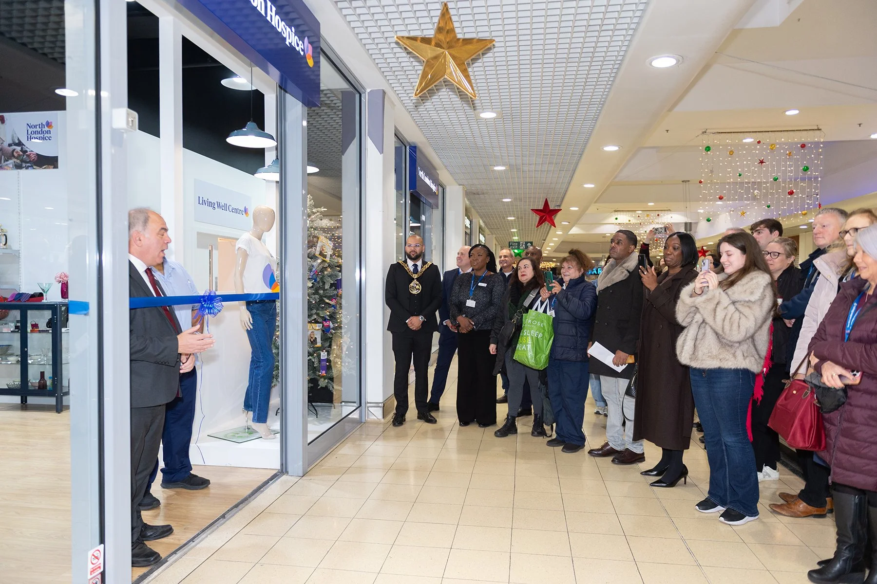 Local MP Bambos Charalambous address guests