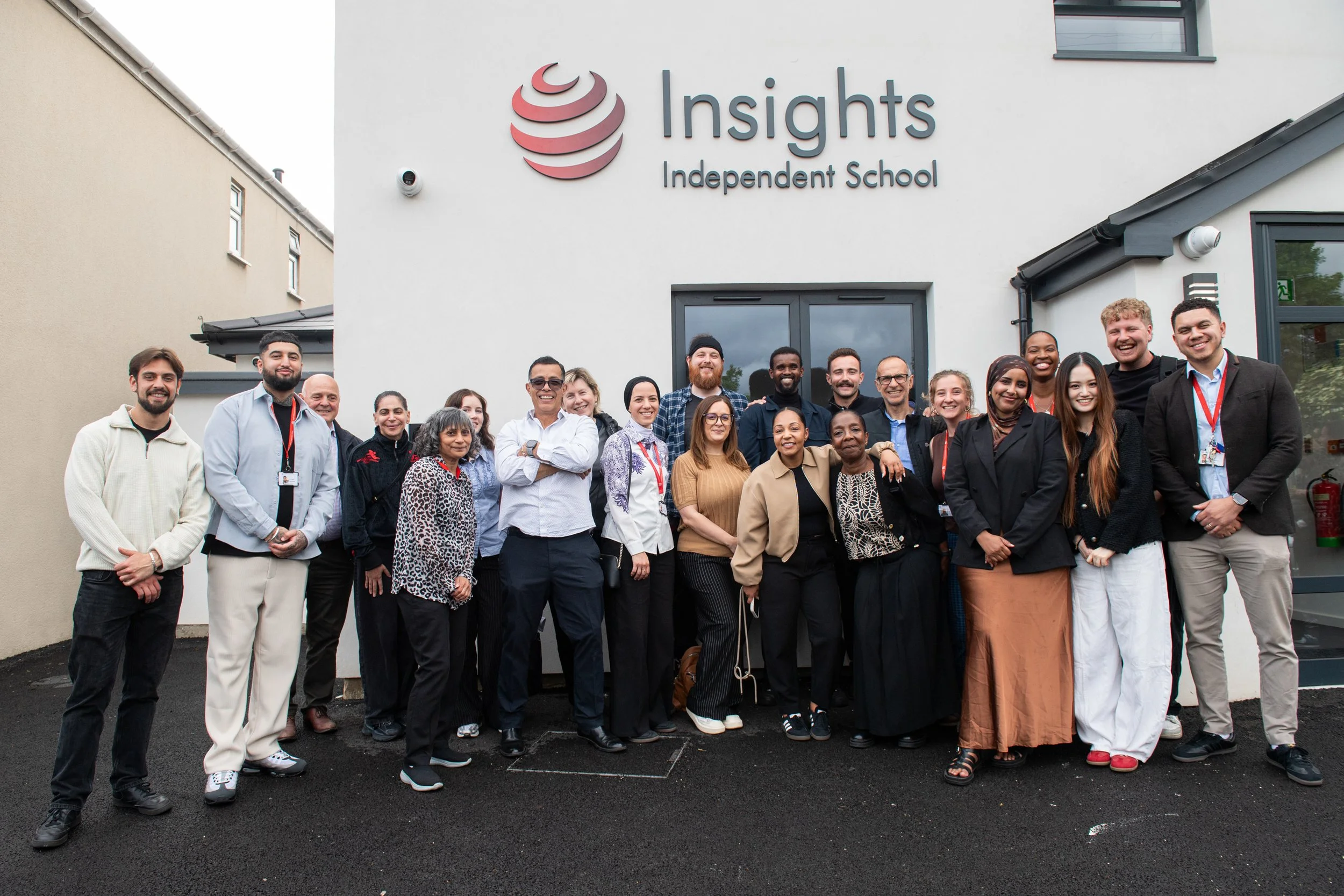 Group shot of school staff