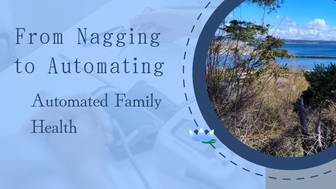 From Nagging to Automating: Changing Your Home Environment