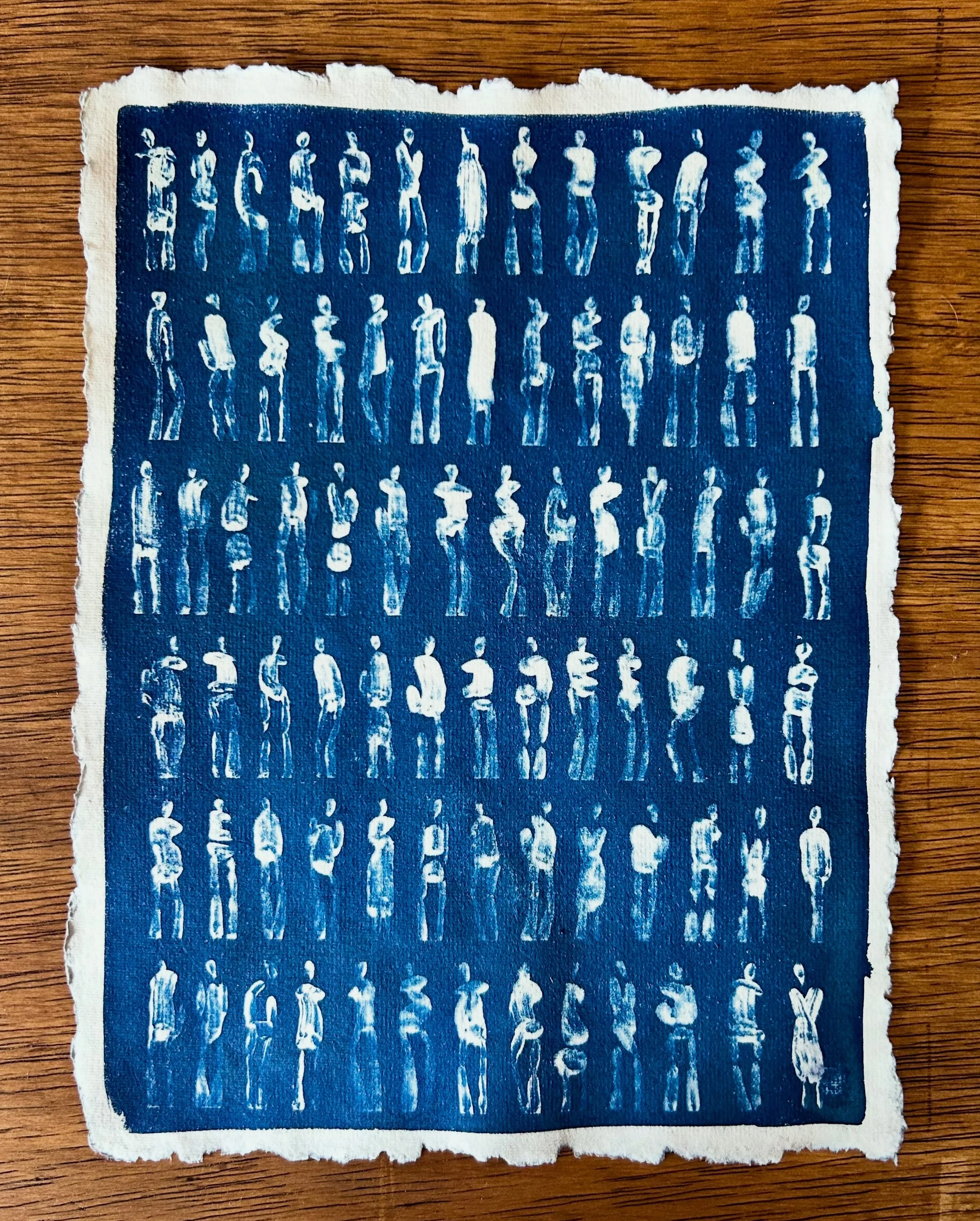 If you know me, you know I&rsquo;m a lemonade-from-lemons kind of gal. 🍋

With heatwaves making headlines all over the world, I figured I might as well put all that sunshine to work.

So&hellip; I fell down a cyanotype rabbit hole. 💙

These pieces 