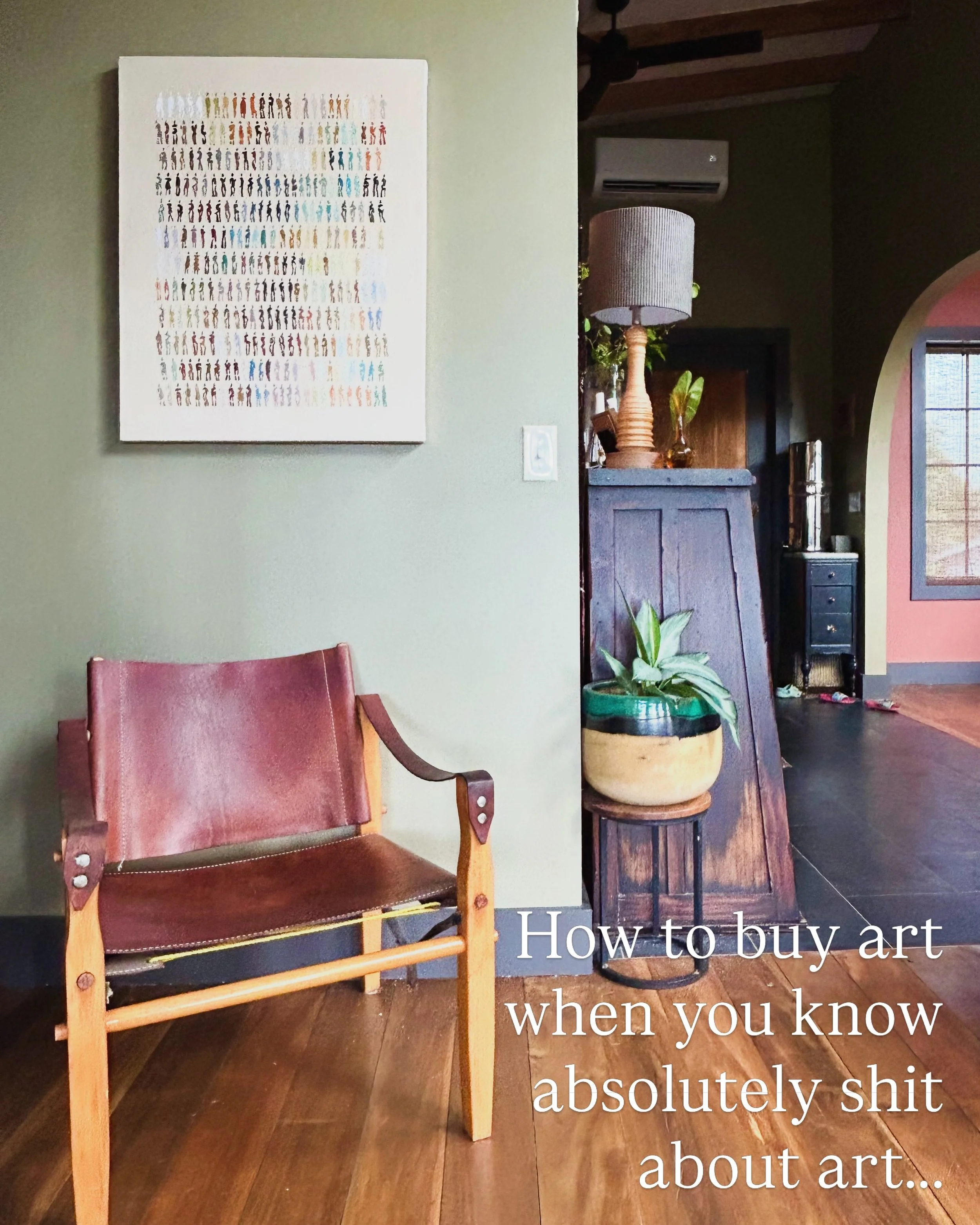 A highly technical guide to buying original art:

Do you love it?

Can you afford it?

Would seeing it in your home make your day approximately 3% better?

Buy the damn painting.

You are the person who has to live with it.

Not the algorithm. Not an