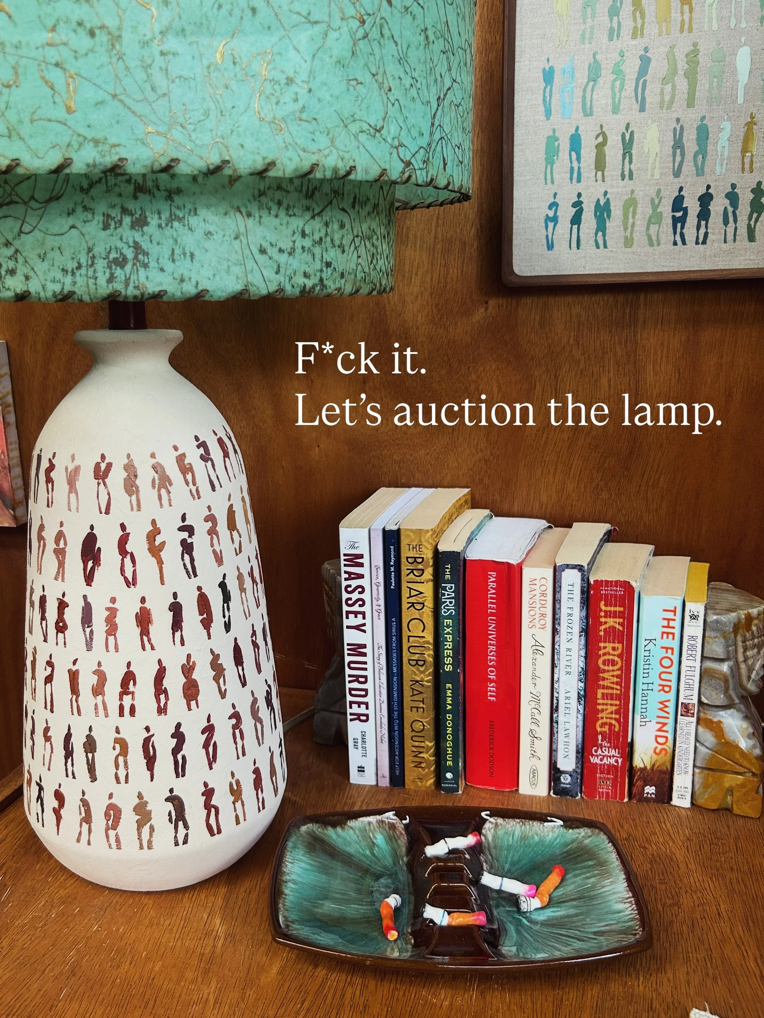PRIVATE COLLECTION AUCTION

You guys went feral for this lamp when I first made it. Unfortunately, I loved it too, so I kept it.

But in the spirit of making room for the new, I think it&rsquo;s finally time for this little illuminated crowd to find 