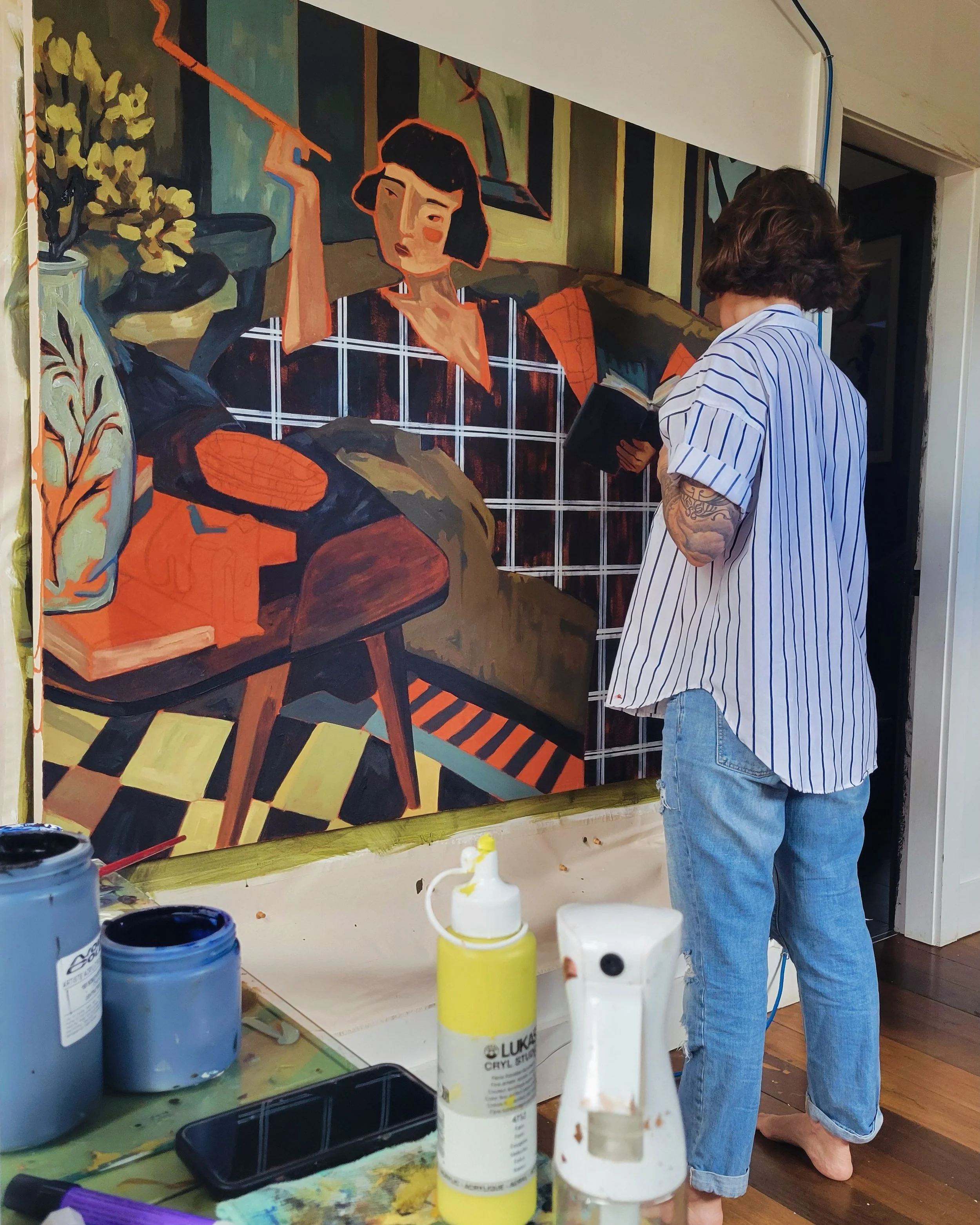 BRB, chasing a painting, finding myself.
