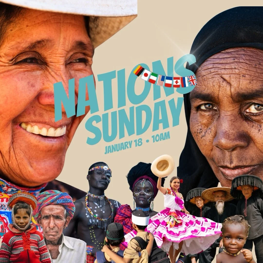 🌍 Nations Sunday
There is a world that God loves.
There are people who do not yet know Him.
And there is a church called to look beyond.
This Sunday, we will have a special guest.
Join us and be part of this moment.
January 18 | 10:00 AM
📍 Chula Vi