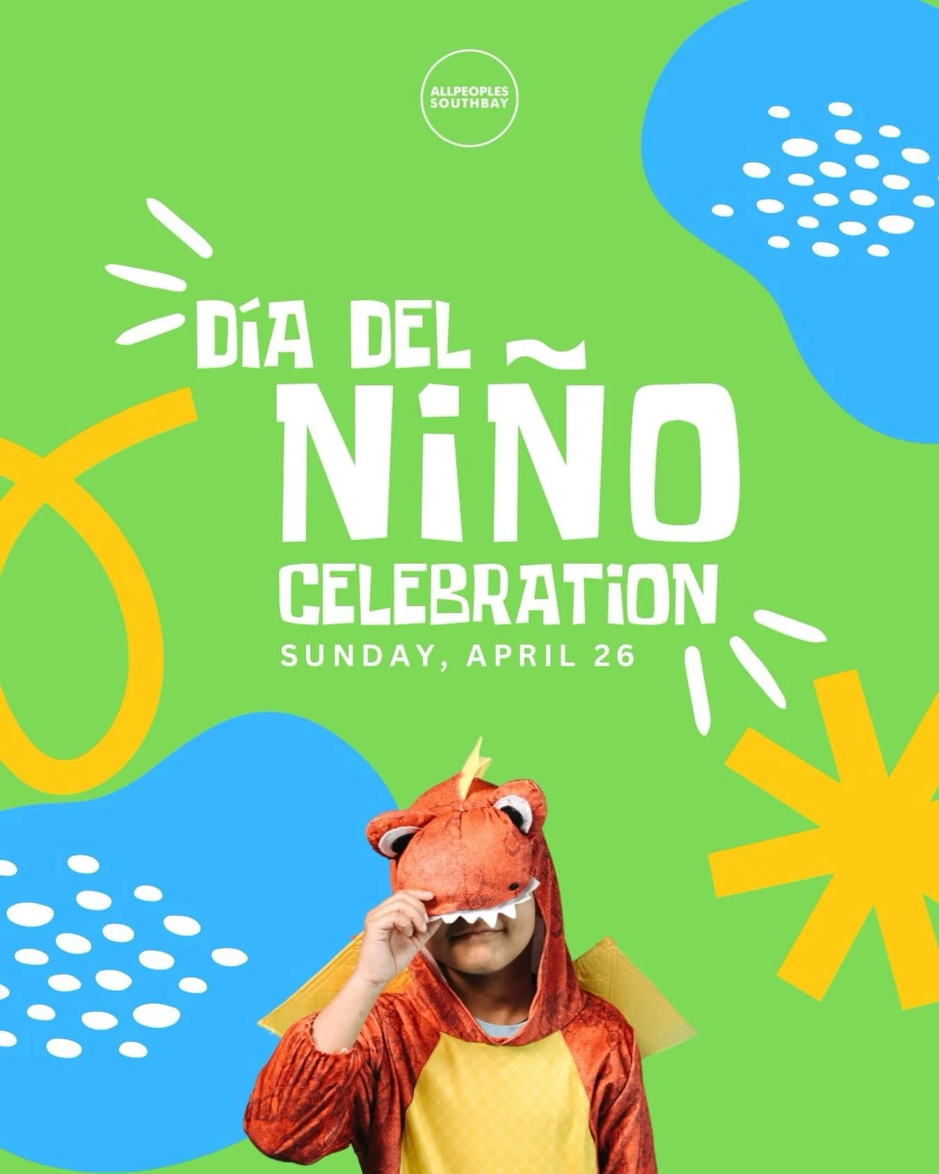 You&rsquo;re invited! 🎉
Join us this Sunday at 10 AM as we celebrate D&iacute;a del Ni&ntilde;o at Chula Vista Middle School!
We believe children are a gift from God and deeply loved by Jesus&mdash;this will be a special time full of joy, laughter, 