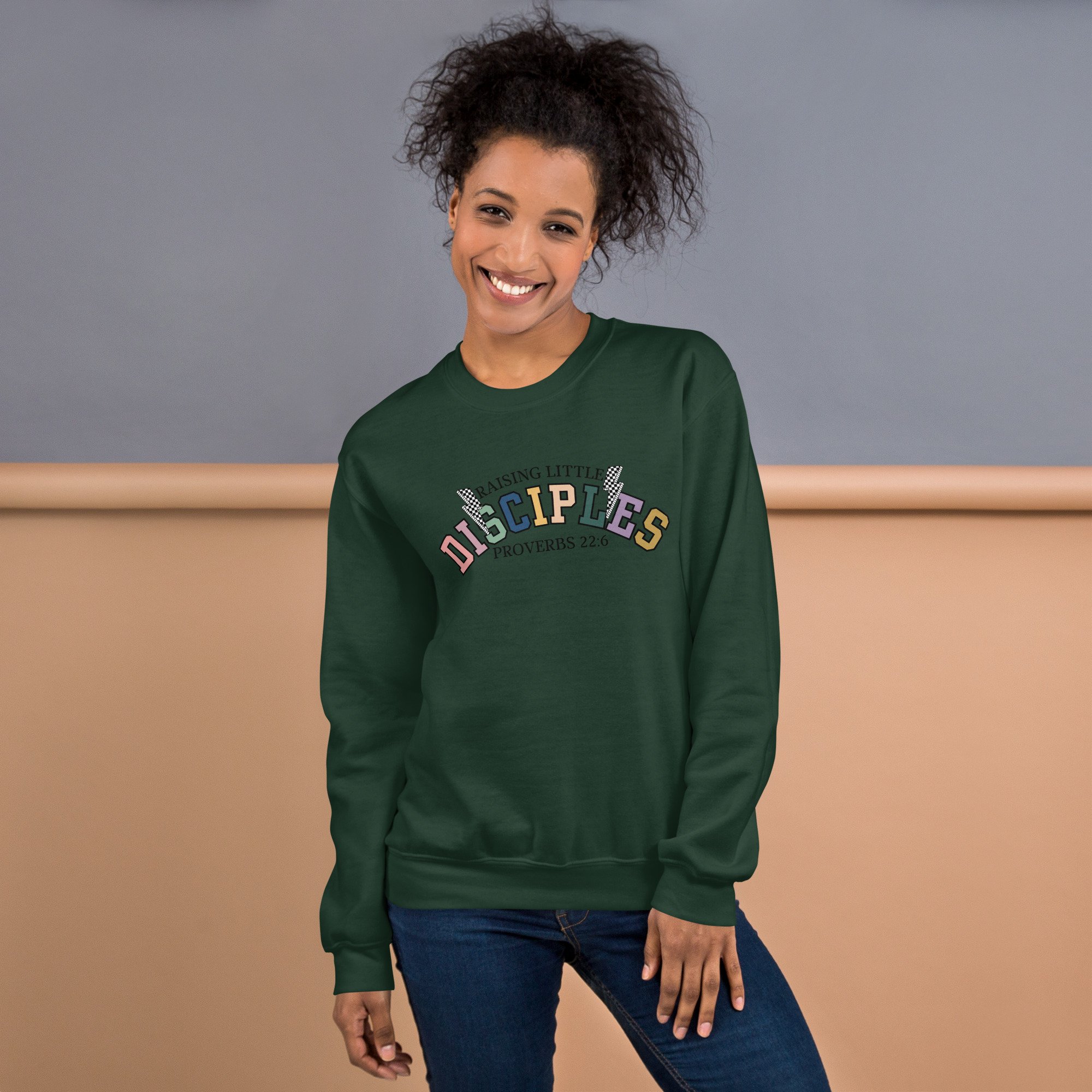 unisex-crew-neck-sweatshirt-forest-green-front-69165a30bca81.jpg