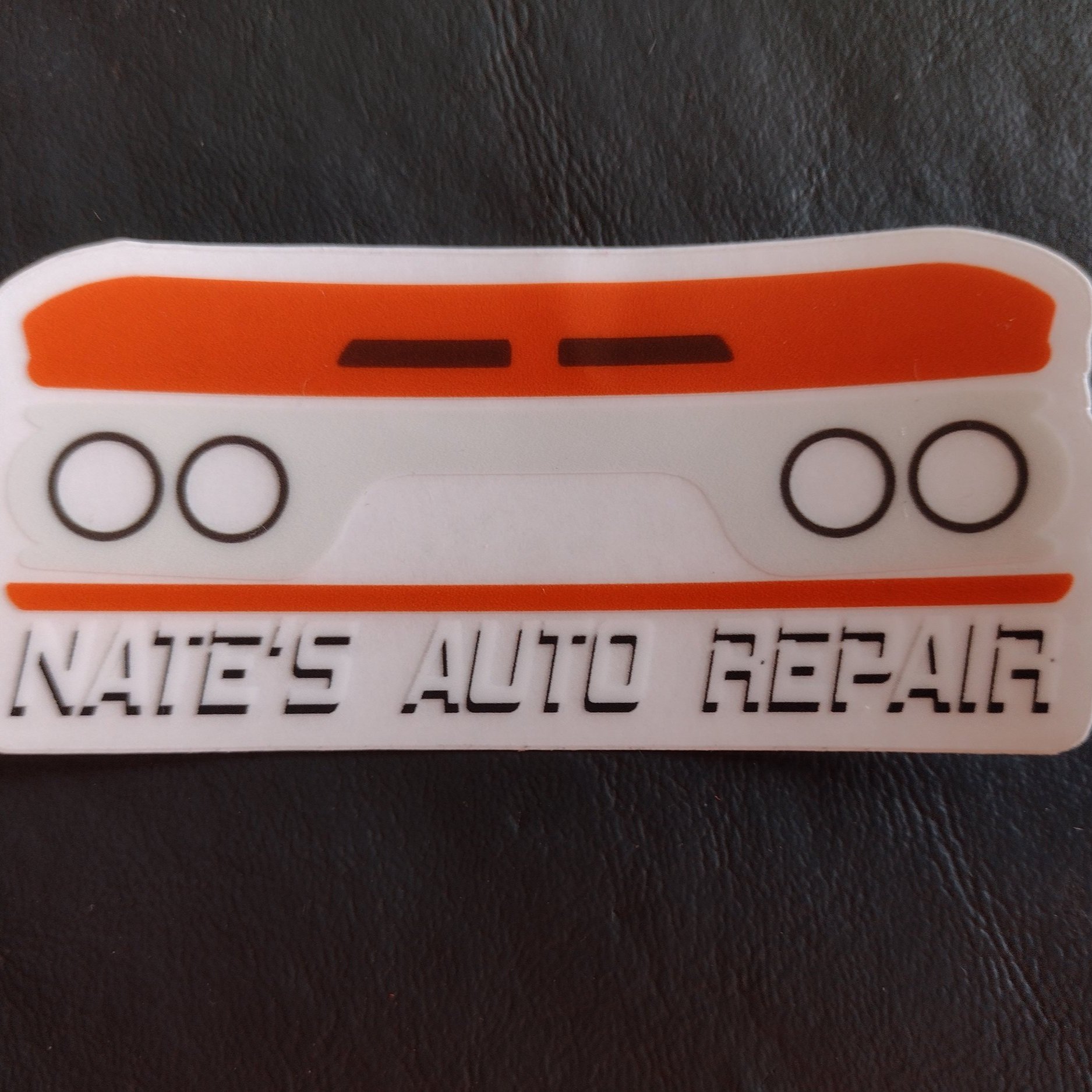 Nate's Auto Repair Sticker