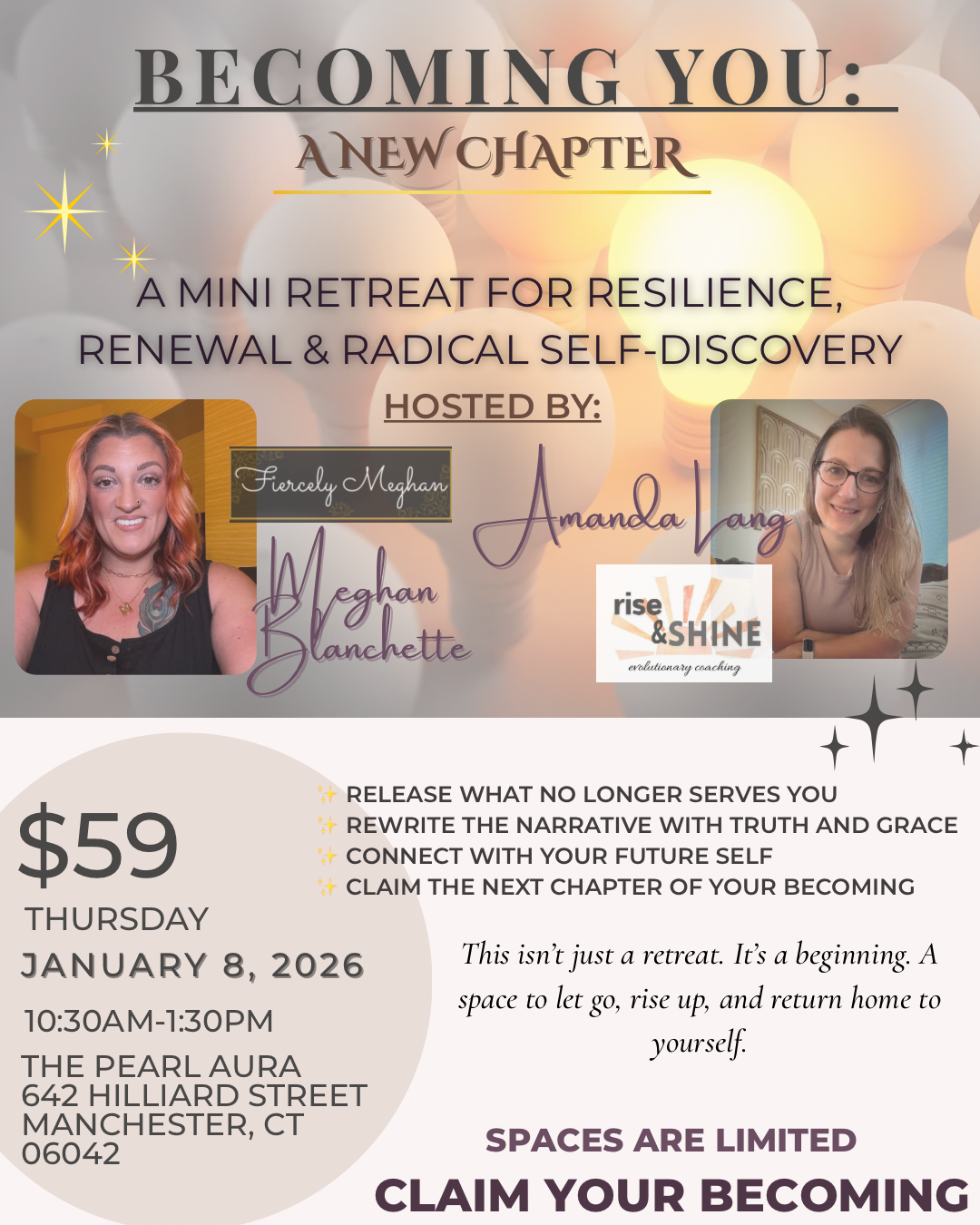Becoming You: A New Chapter (Mini-Retreat)