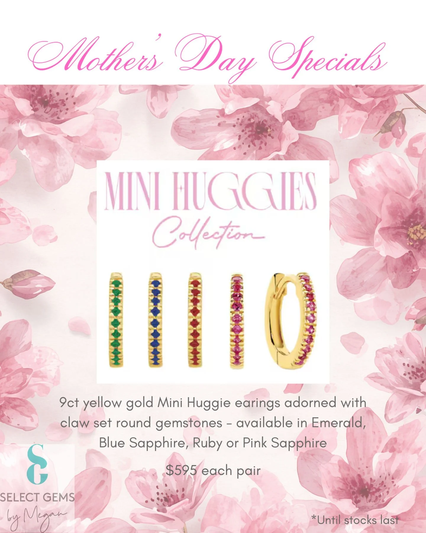A small reminder for Mother's Day deliveries.

Our postage cut-off for Mother's Day is May 1st, so if you're hoping to have something special for the special lady in your life, now is the time to place your order.

Whether it's a piece from our lates