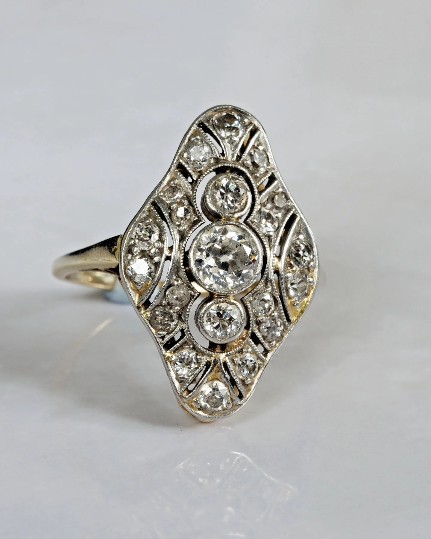 Which period of history does this delightful piece of jewellery belong to?

The Edwardian era (1901&ndash;1910) gave us some of the most extraordinary jewellery ever made. The arrival of platinum &mdash; stronger and finer than gold &mdash; allowed c
