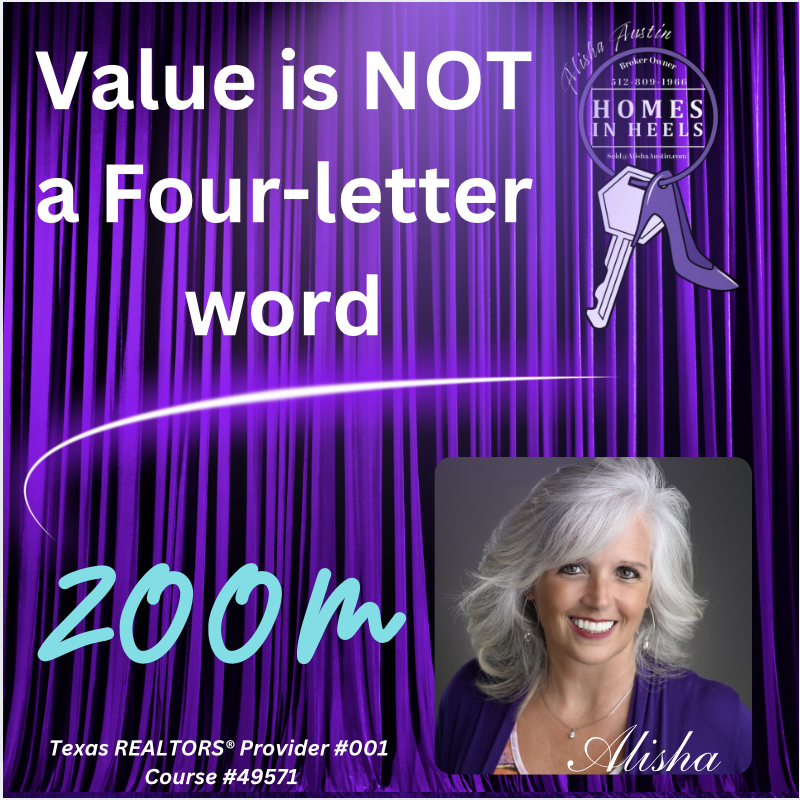 Value’, is Not A Four-Letter Word