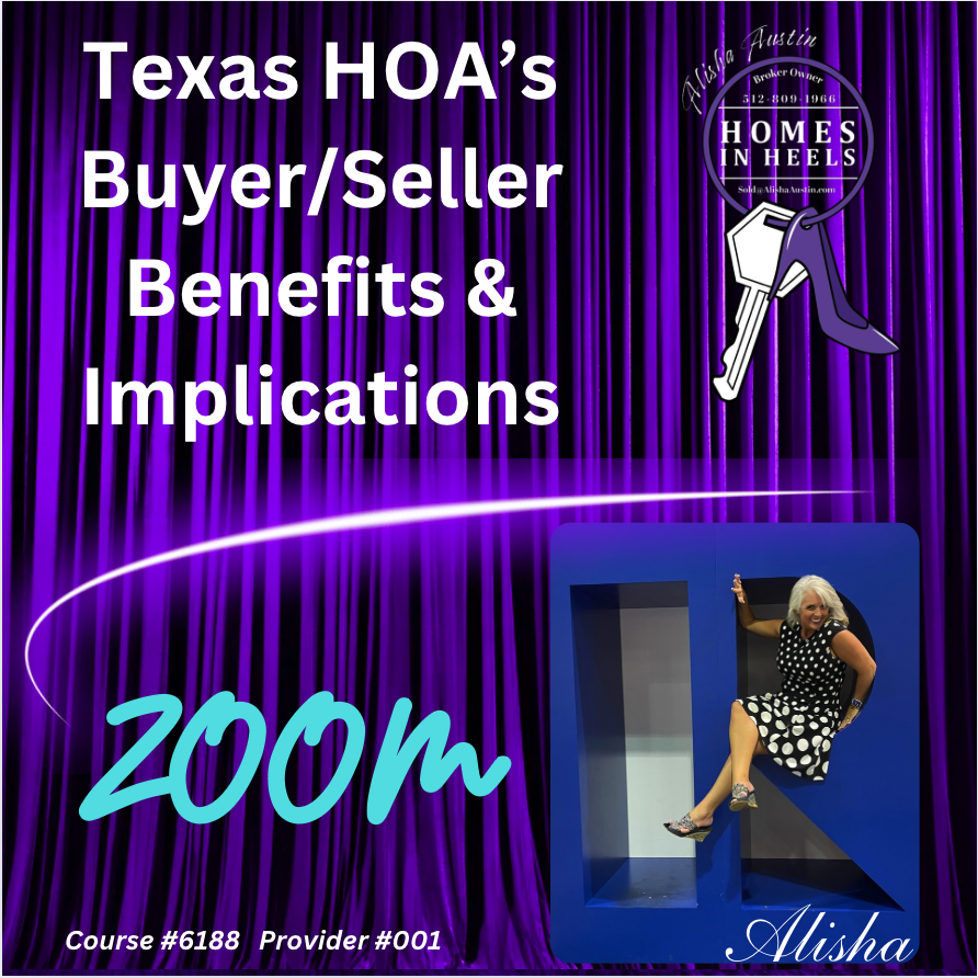 Texas HOA's Buyer/Seller Benefits &amp; Implications