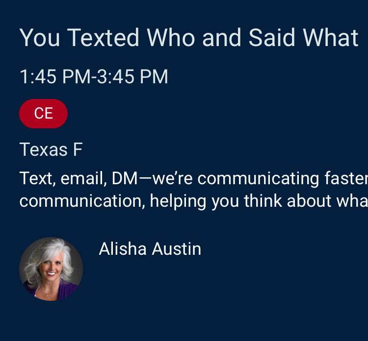 You Text WHO and Said WHAT?