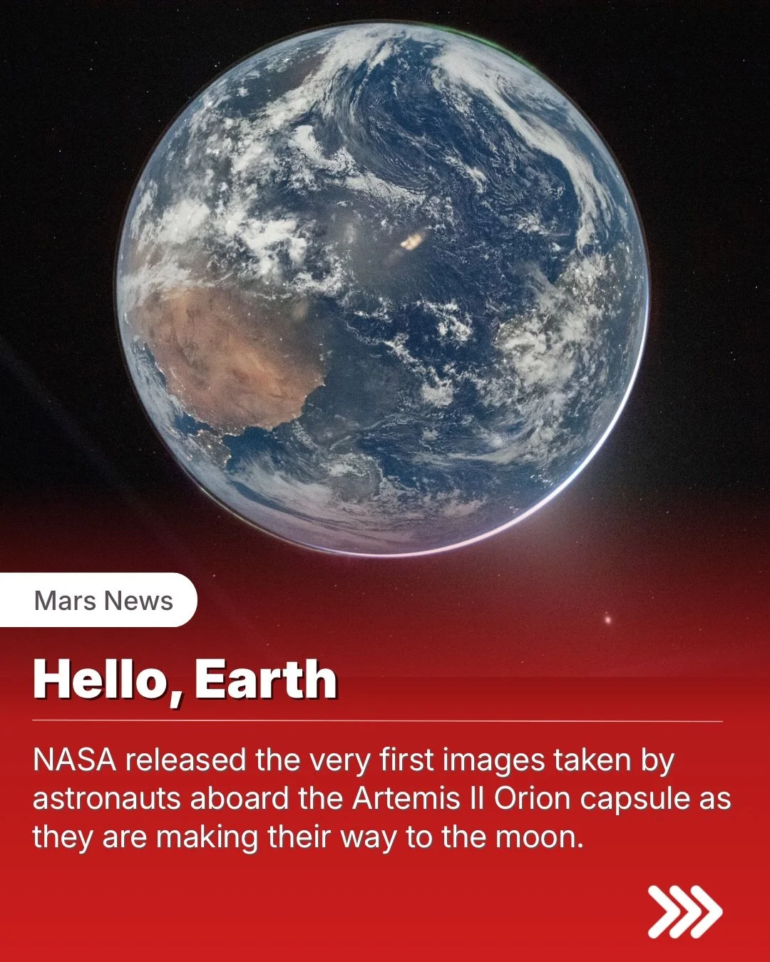 NASA astronaut and Artemis II Commander Reid Wiseman took this picture of Earth from the Orion spacecraft&rsquo;s window after completing the translunar injection burn. There are two auroras (top right and bottom left) and zodiacal light (bottom righ