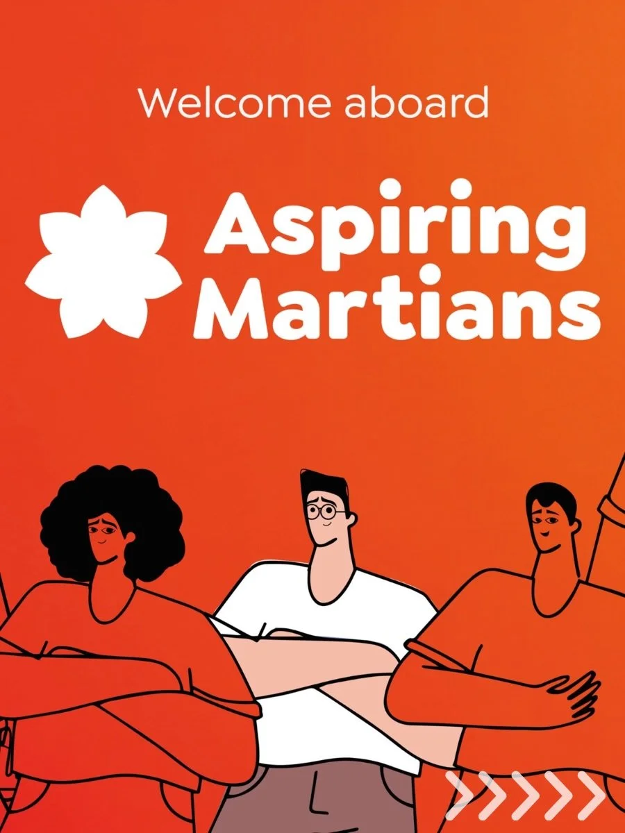 Welcome aboard, Aspiring Martians

A podcast and media platform exploring what it actually means to live on Mars someday.

Not just the rockets.
The people.
The culture.
The psychology.
The everyday life of becoming multi-planetary.

New episodes eve