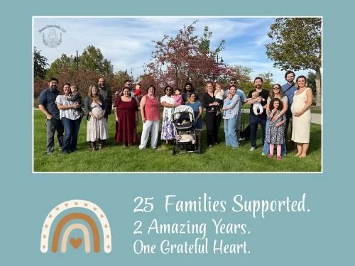 Chicagoland birth doula, Shauna Davis surrounded by clients from McHenry, Dundee, Janesville, Algonquin, Crystal Lake, Racine, and Lake Zurich.