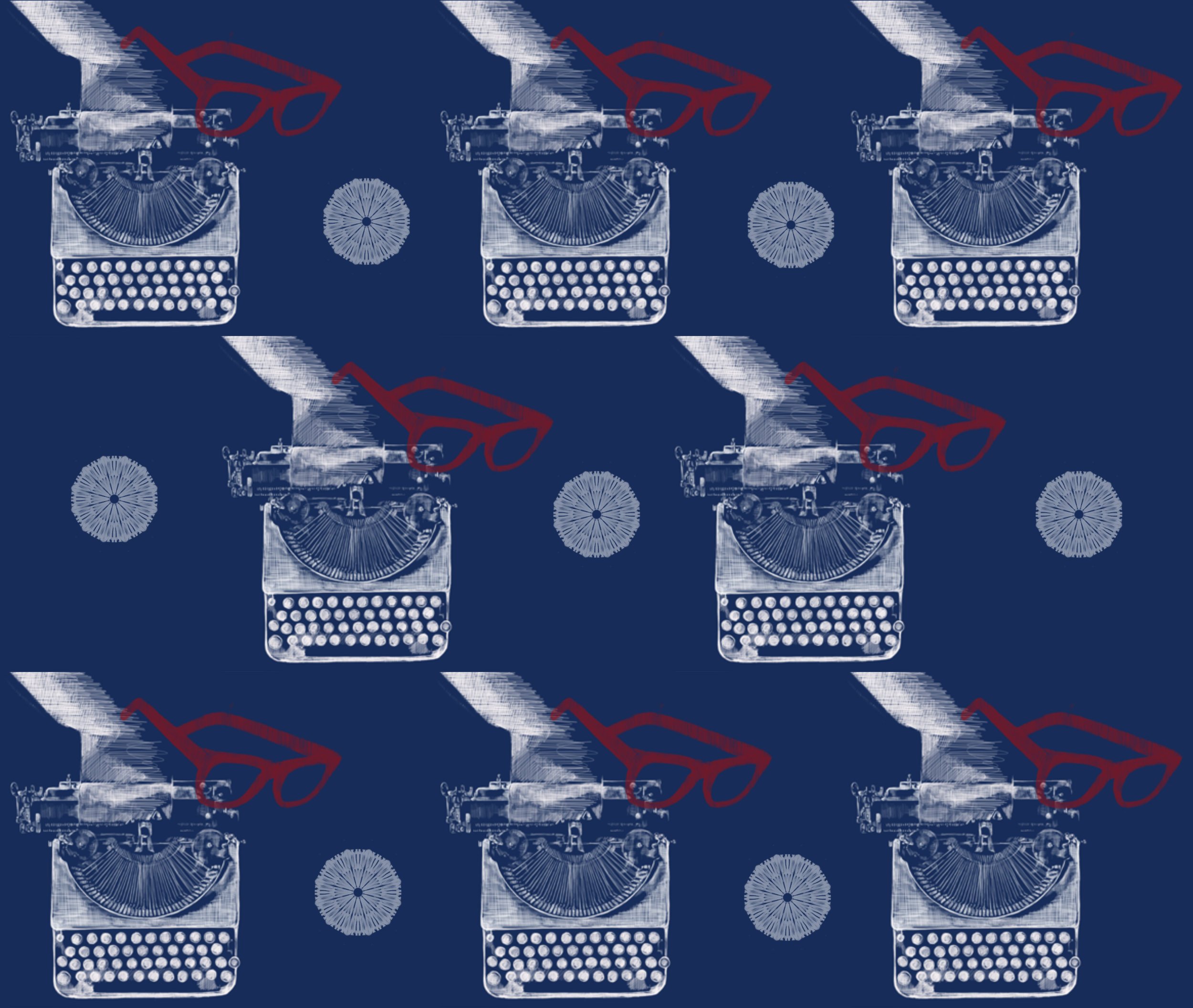 TypewriterNavyPattern.jpeg