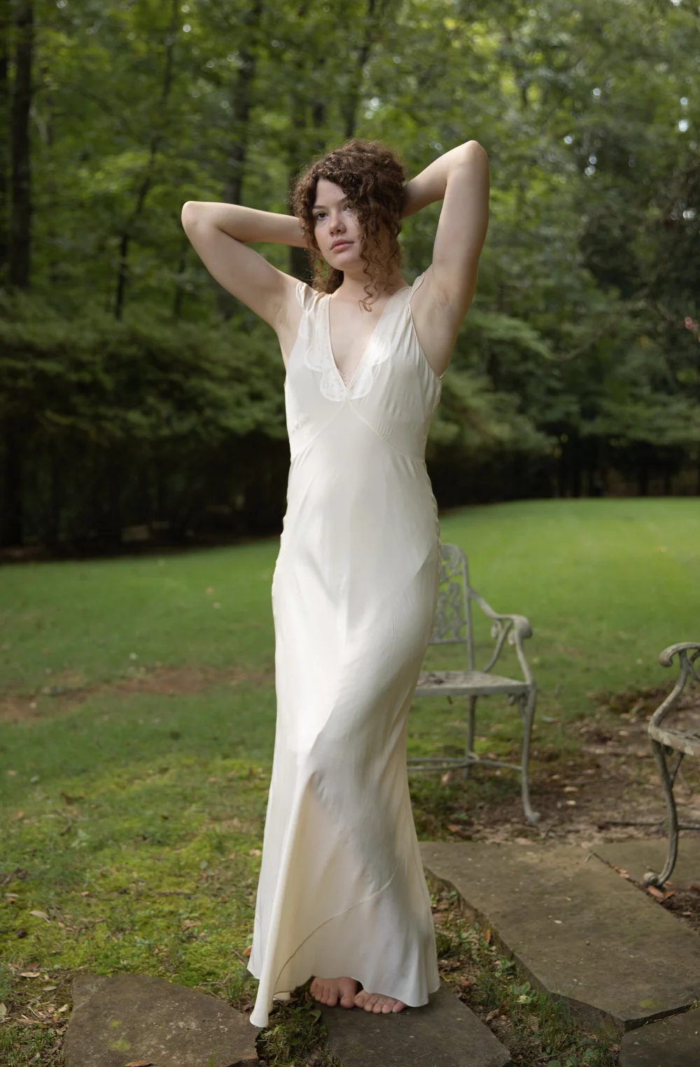 1940's silk dress 1940s magnin silk dress — Verlassen Vintage
