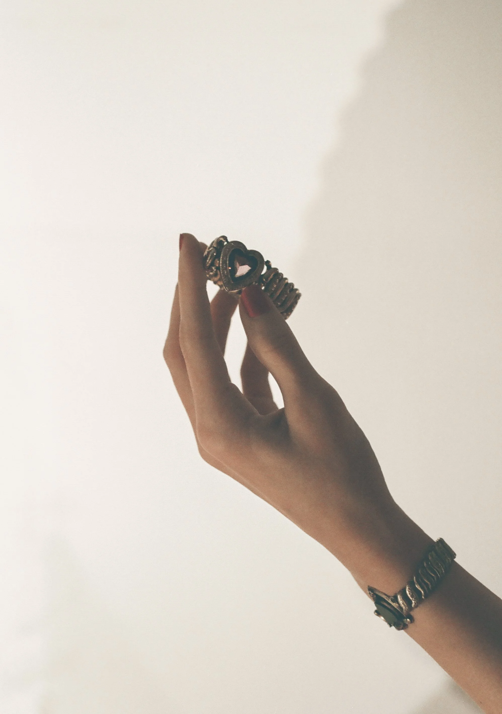 purple sweetheart bracelet (as is)