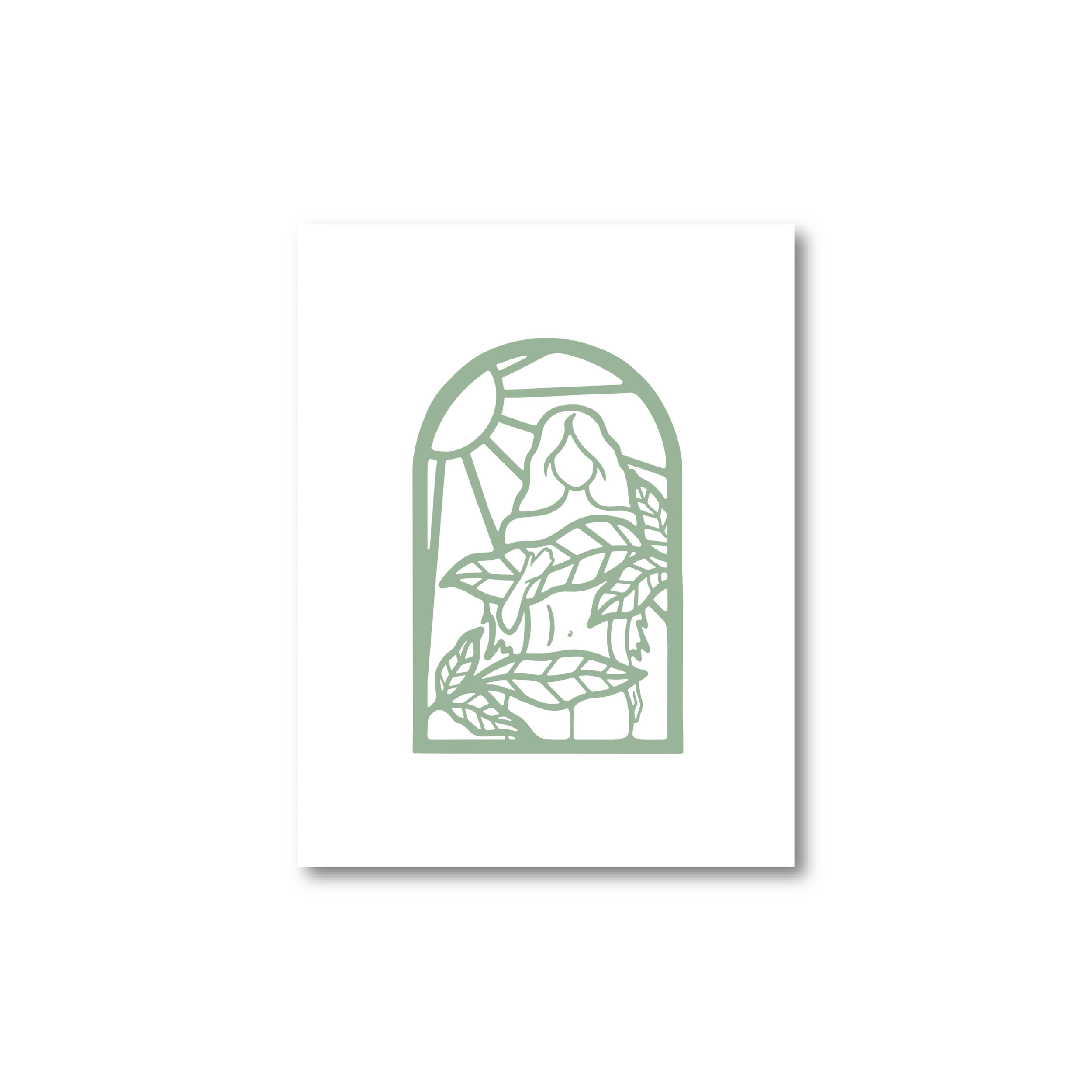 Jungle Woman Print
