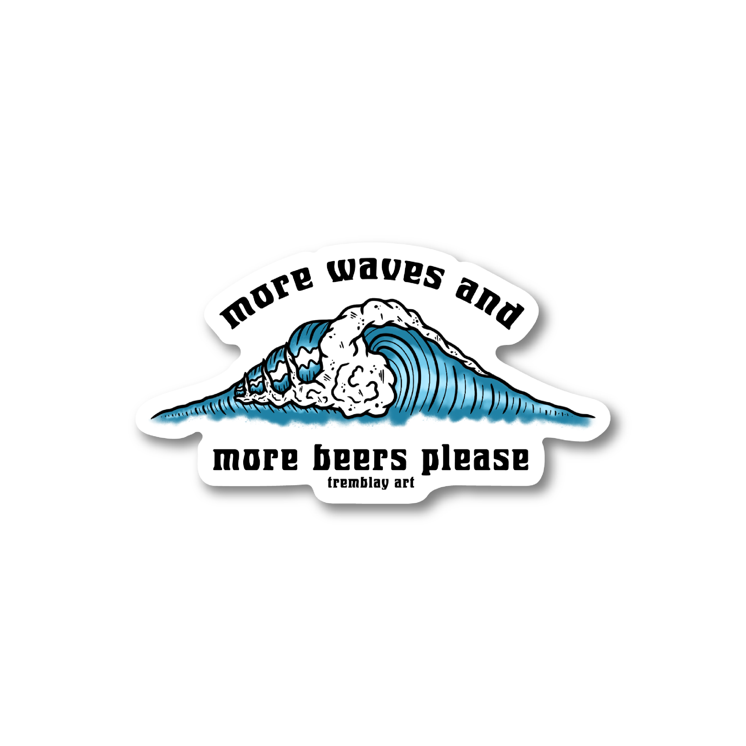 Waves and Beer Magnet