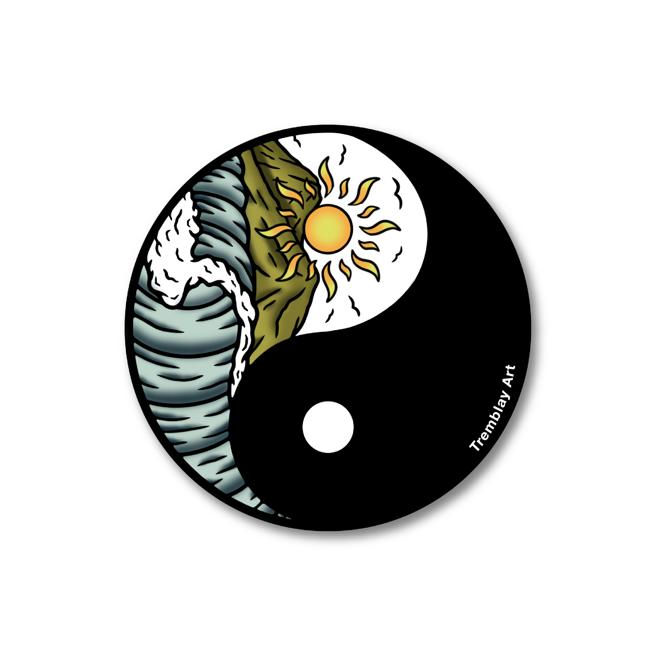 Yin Yang Magnet