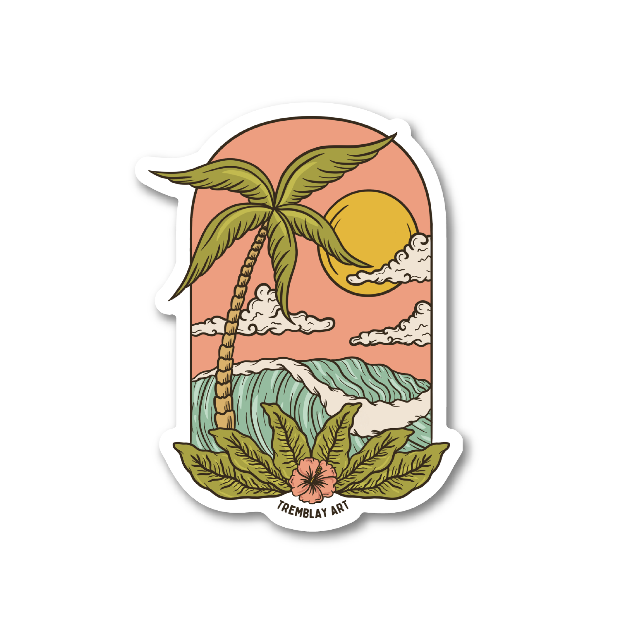 Tropical Arch Magnet