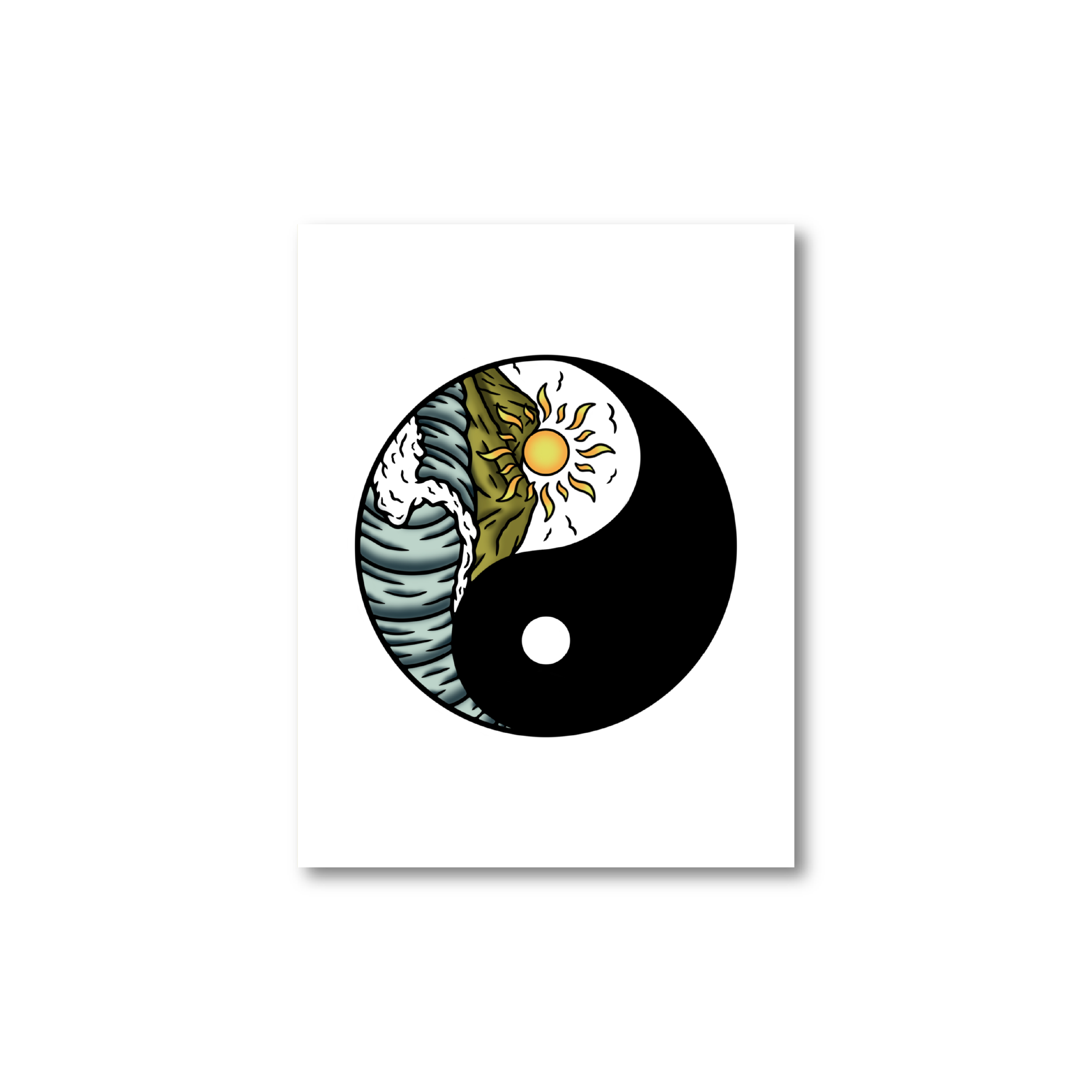 Yin Yang Print