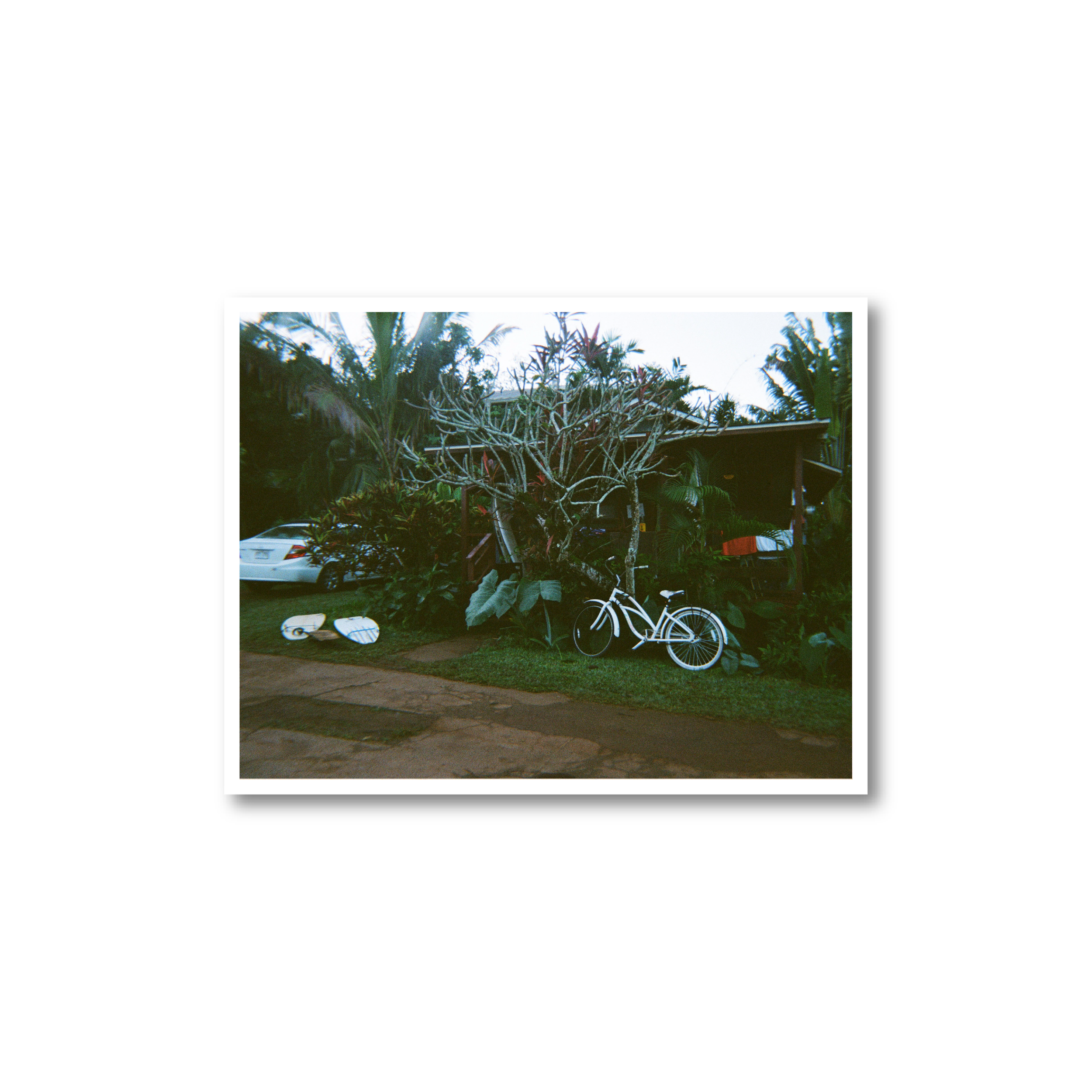 Bike and Cabin Print