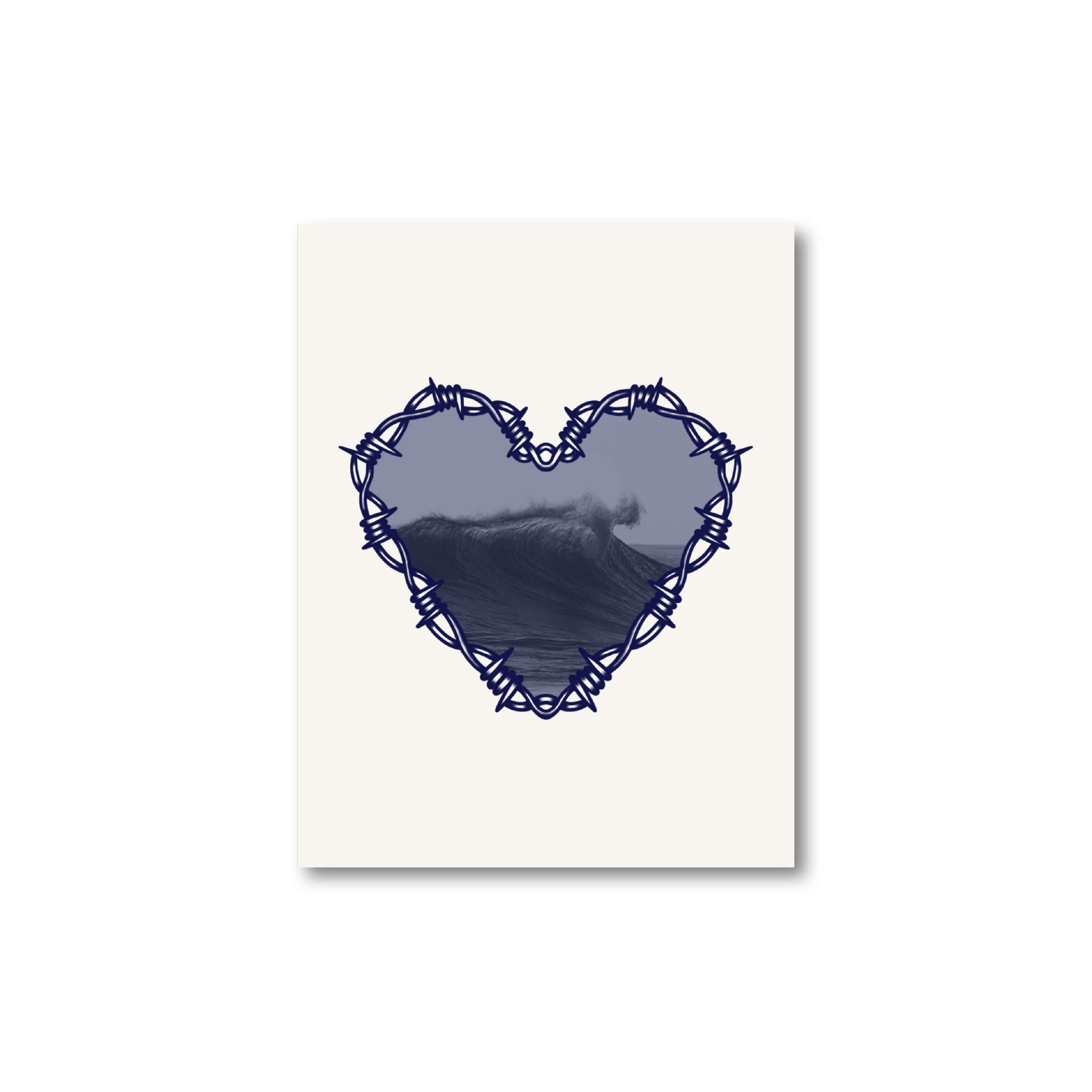 Barbwire Heart Print