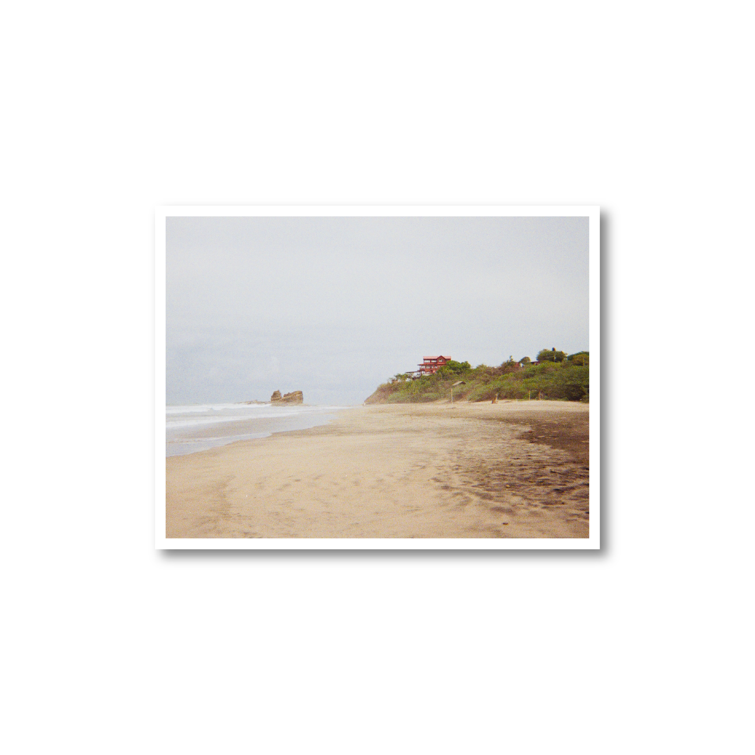 Red Nica House Print