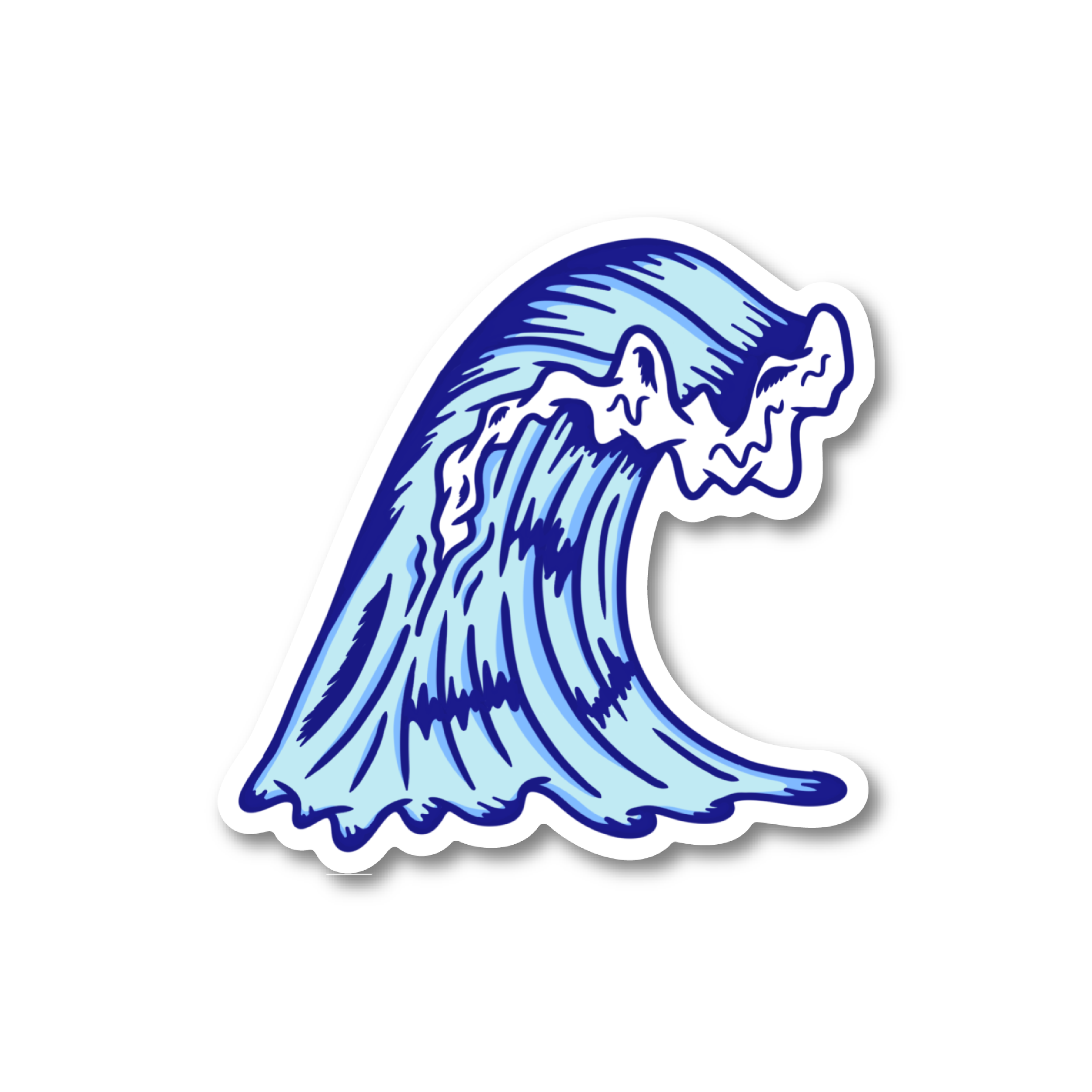 Blue Wave Sticker