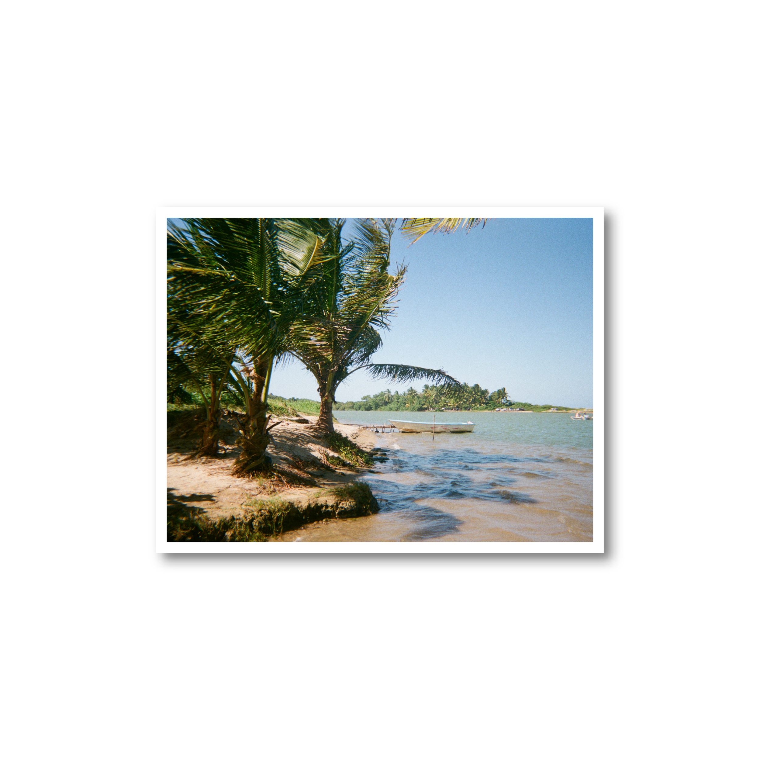 Docked Boat Print
