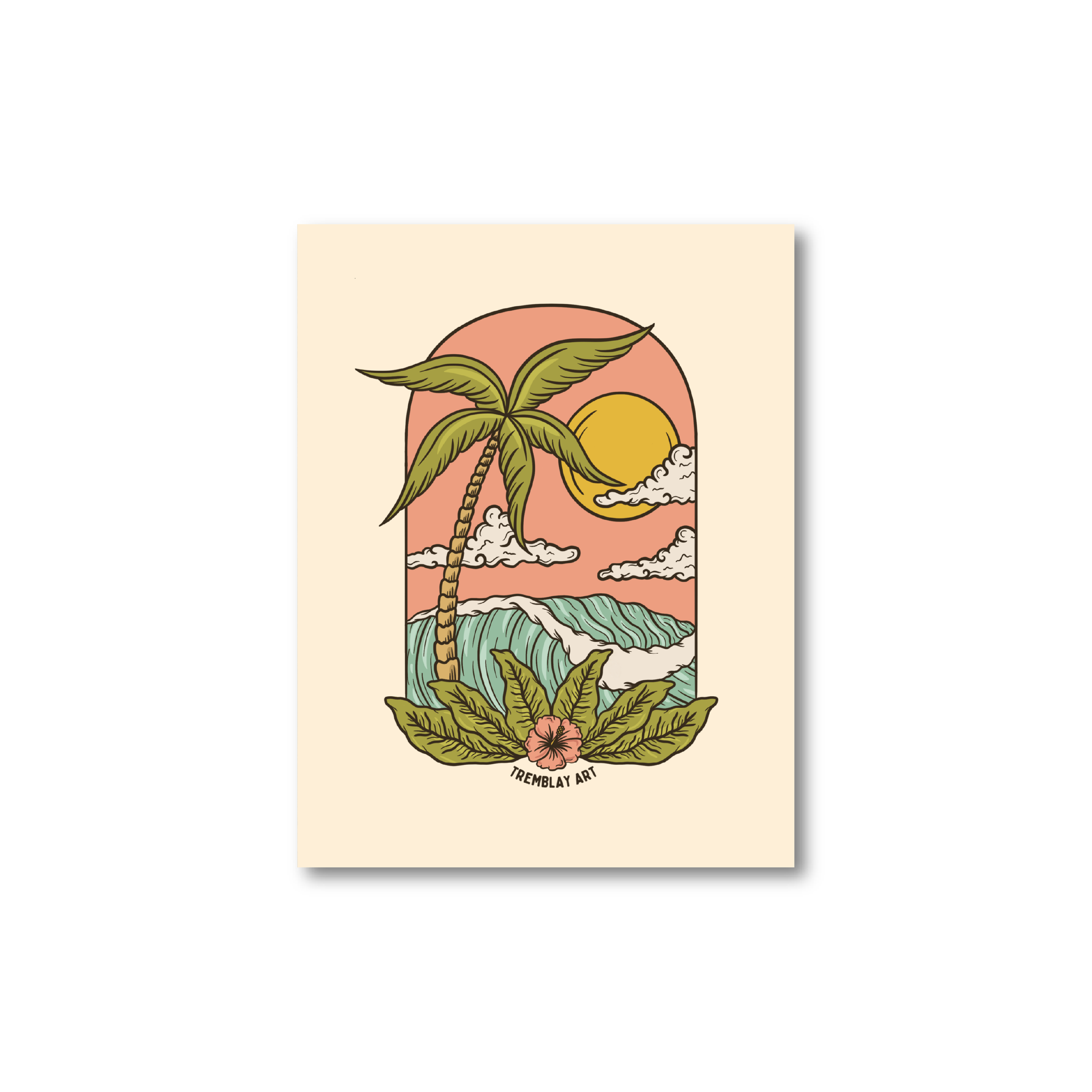 Tropical Arch Print