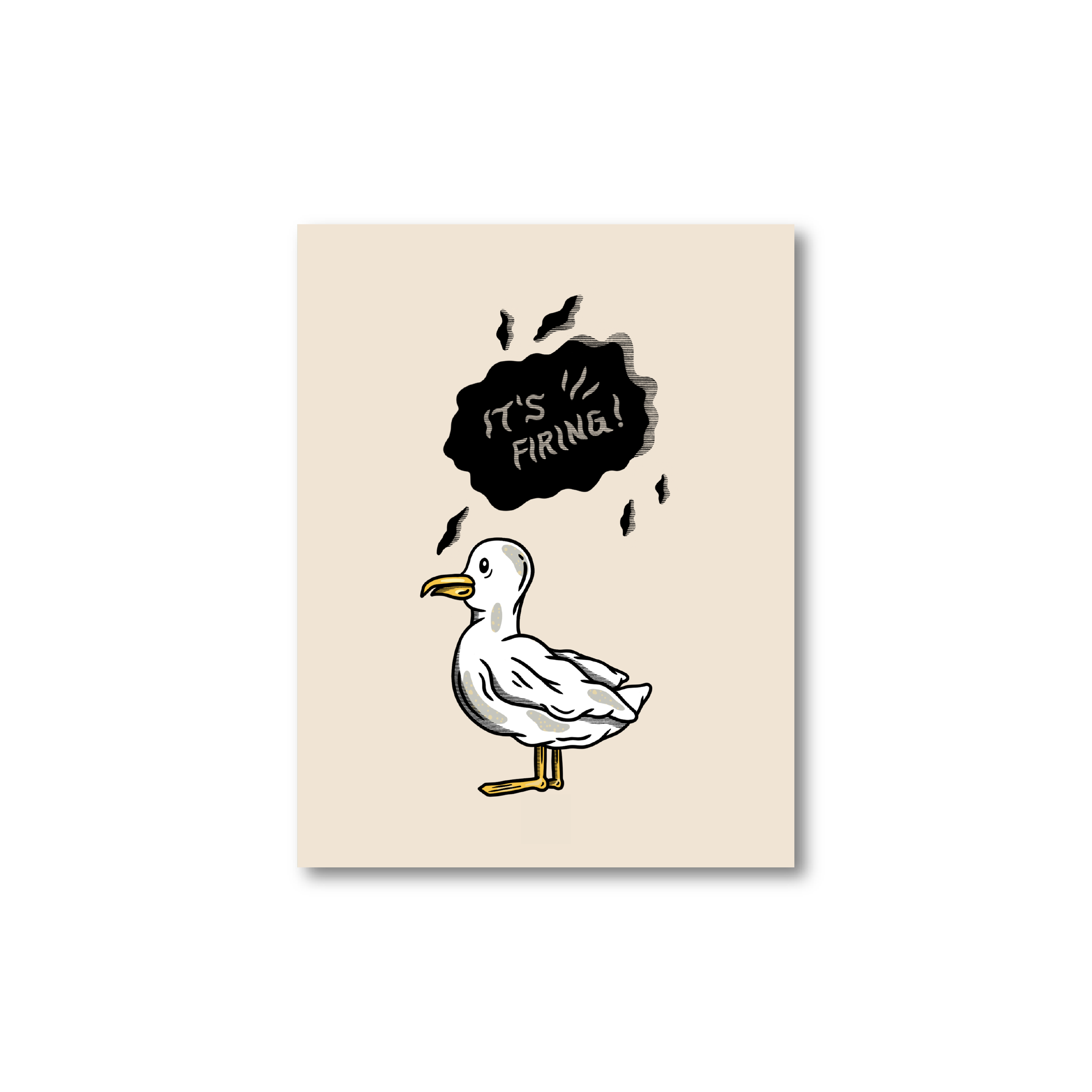 It's Firing Bird Print