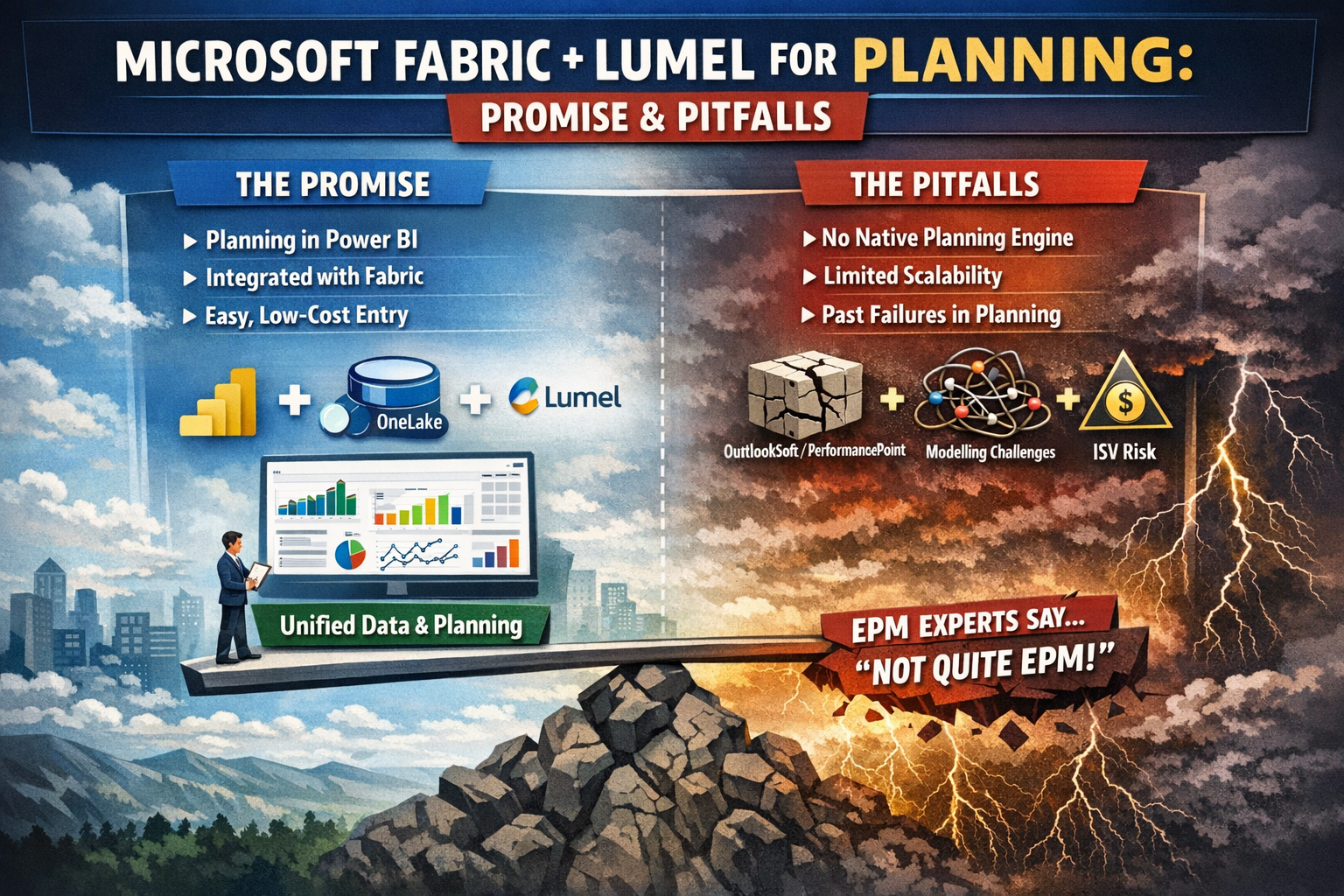 Microsoft Fabric doesnt have real EPM Planning capability