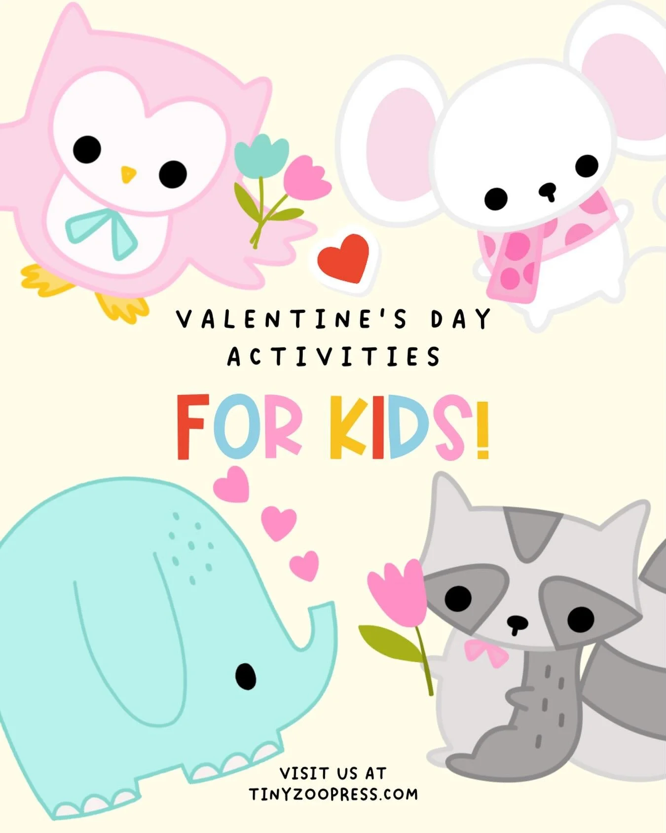 🥰These little sweeties are getting ready for Valentine&rsquo;s Day! We have a new printable activity book in the shop, perfect for Valentine&rsquo;s Day parties! Check out our stories for the link.💕💕💕 #valentinesdayprintables #valentinesactivitie