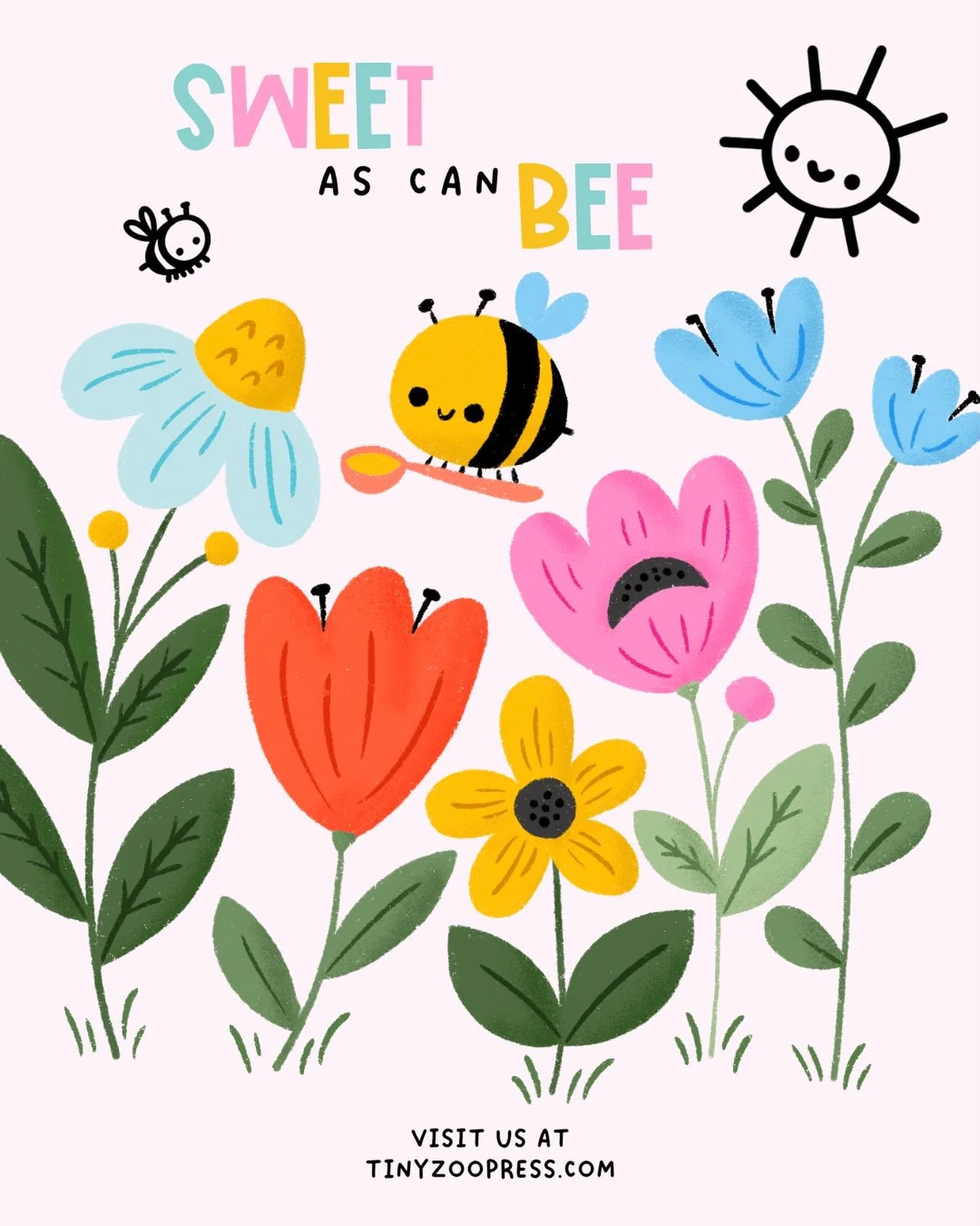 🐝This little bee thinks you&rsquo;re as sweet as can be!💕 #howtodrawcutethings #easydrawinglessons #howtodrawflowers