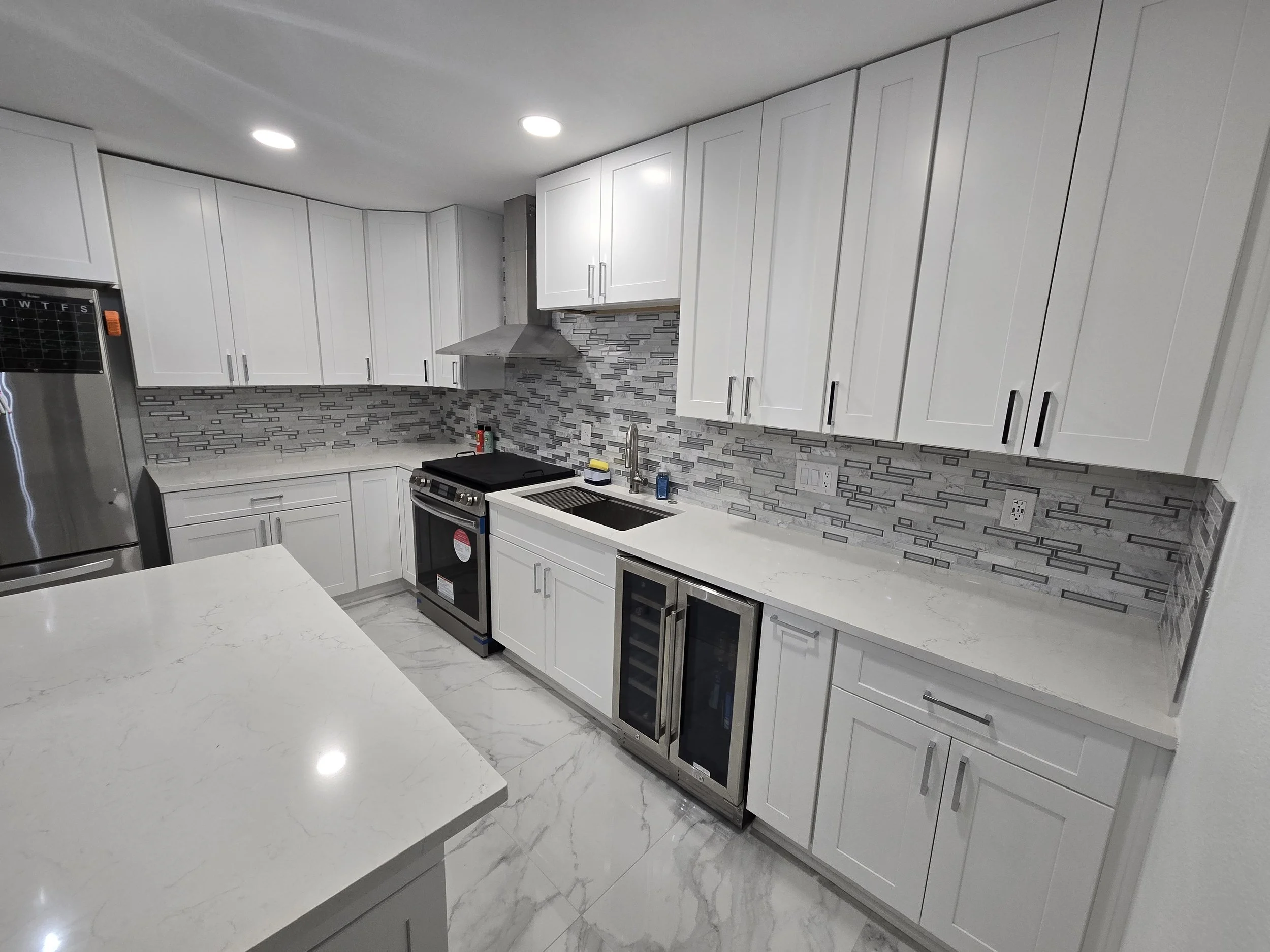 Bright White Kitchen Remodel