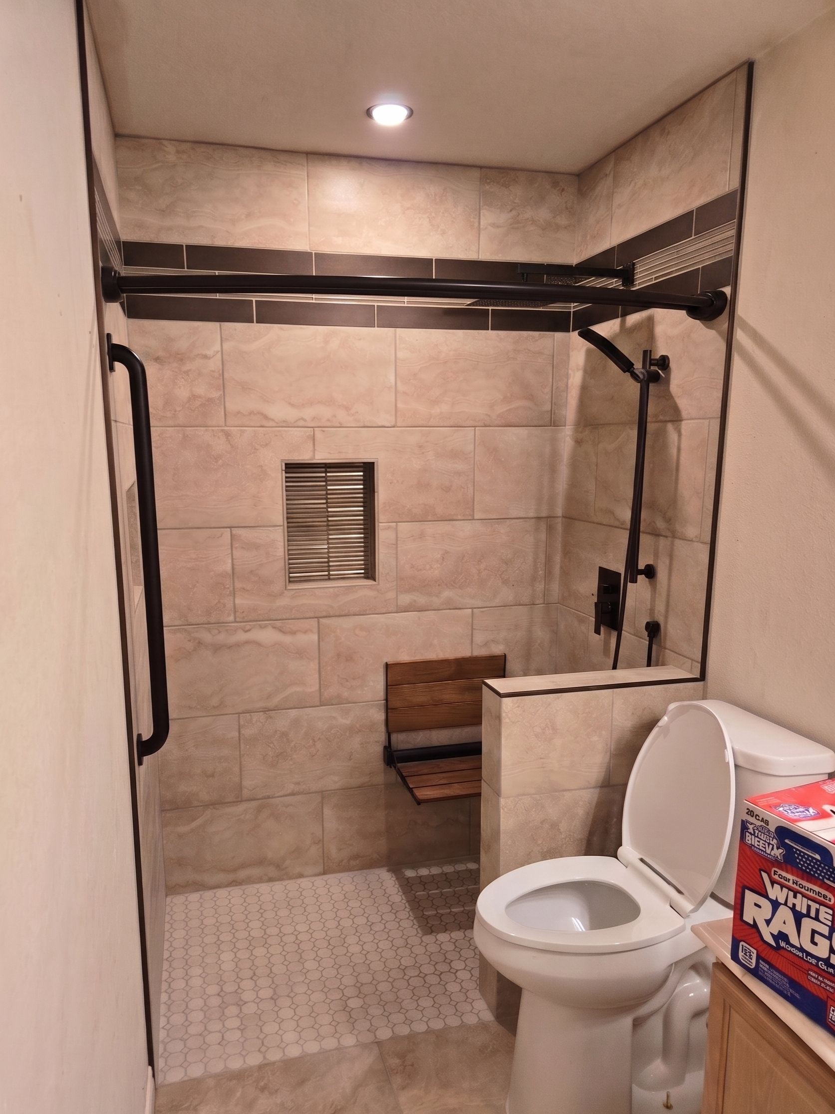 VA ADA walk-in shower