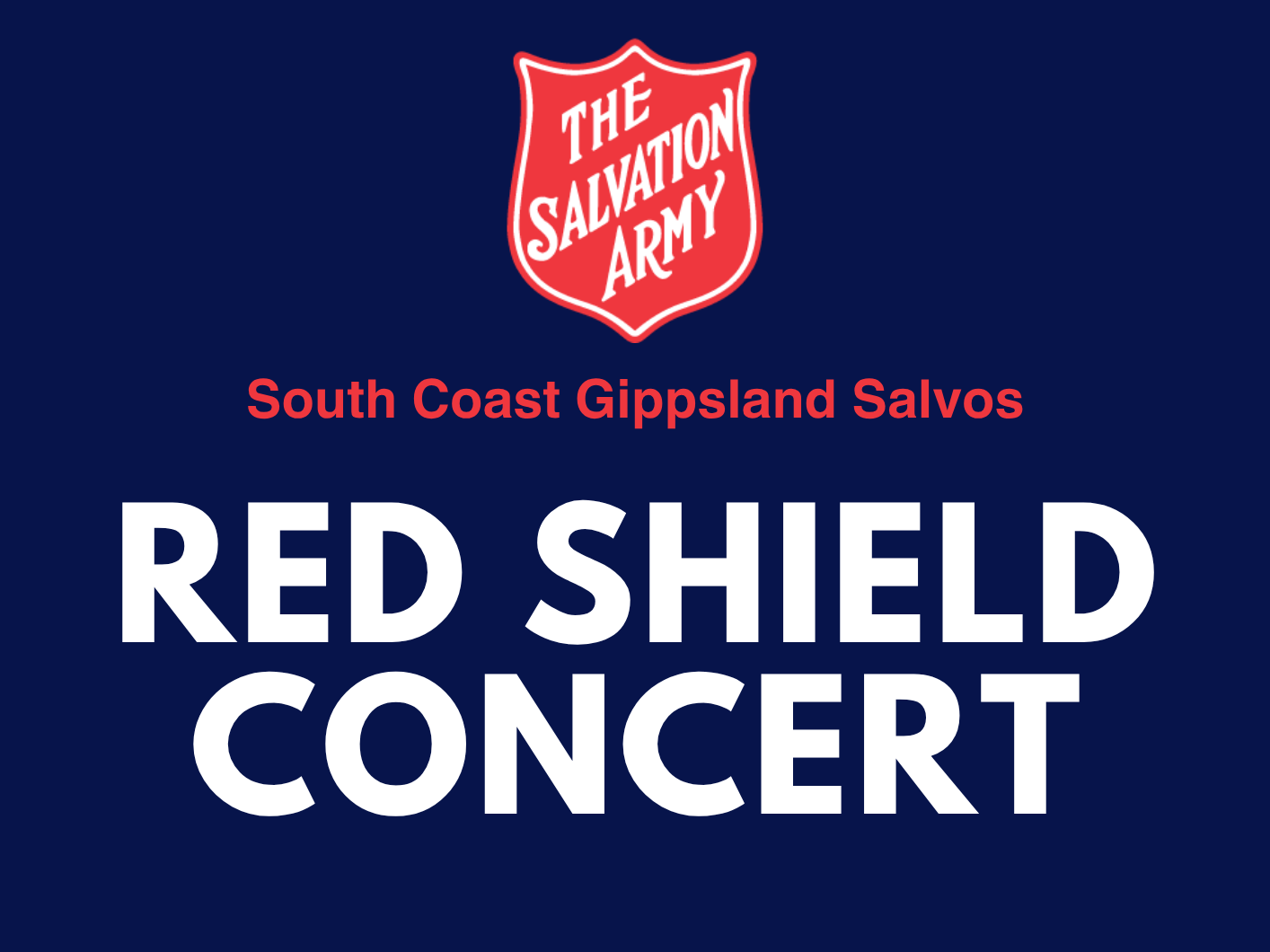 Red Shield Concert