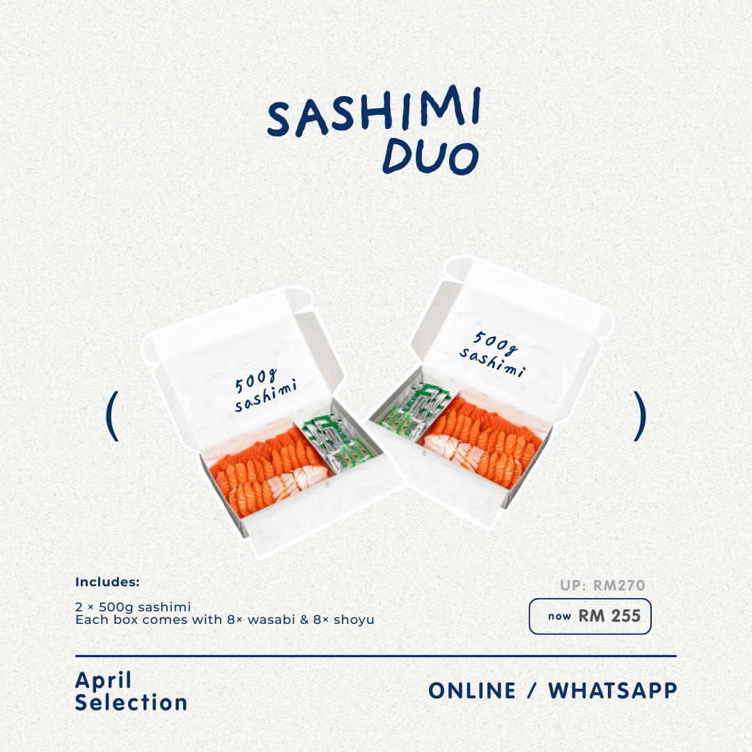 SASHIMI DUO - 2 x 500g sashimi