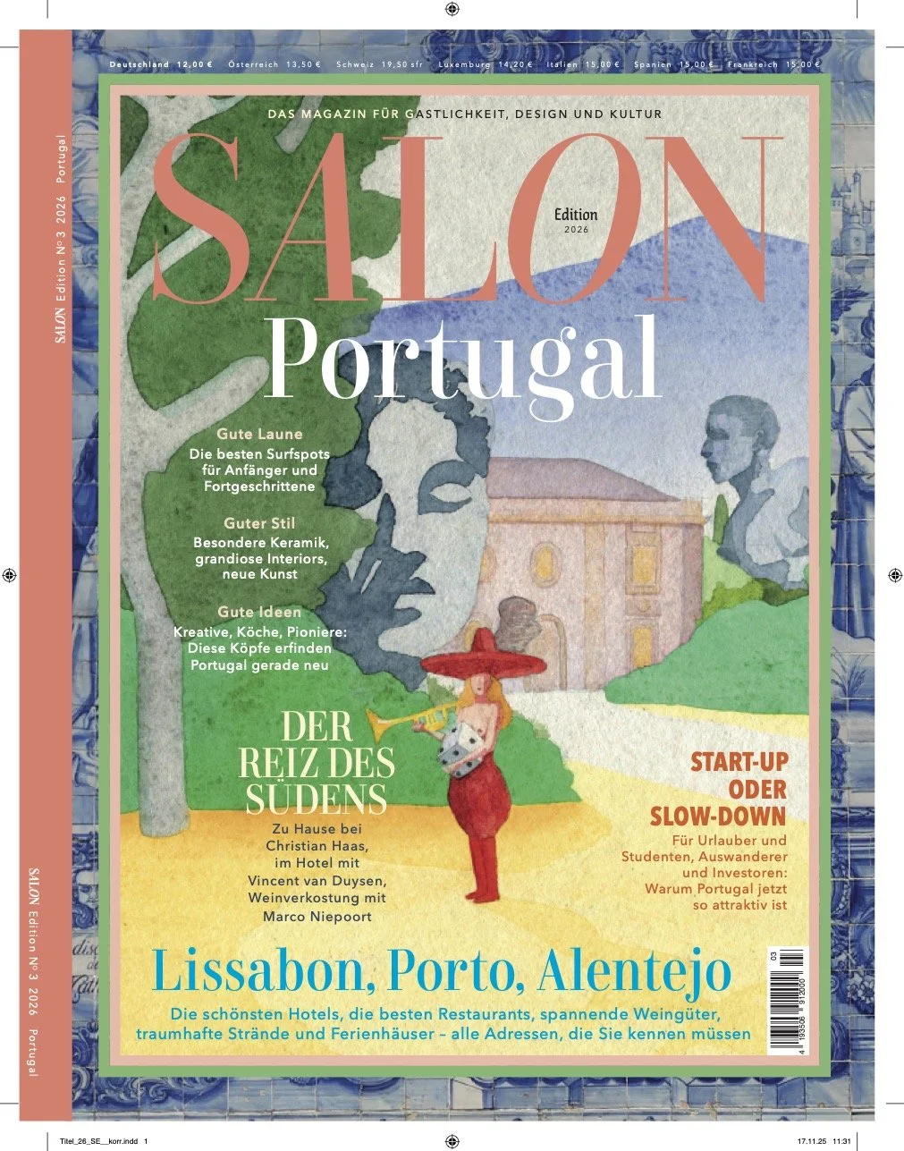 Salon magazine. Quinta Filippa Press. Portugal Quinta