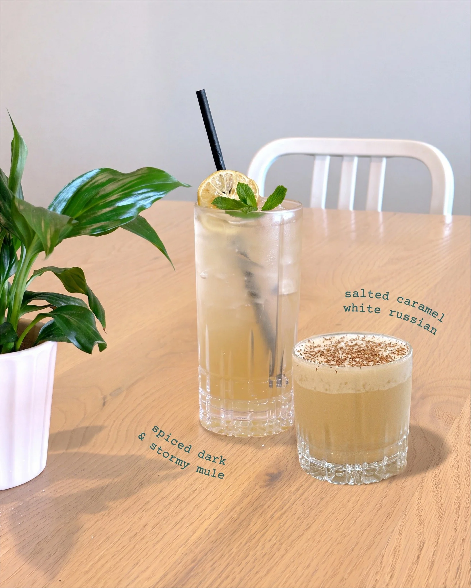 Two new winter cocktails have landed behind the bar. ⁣⁣
Which one are you choosing? 👀⁣⁣
⁣⁣
🤎 𝐒𝐚𝐥𝐭𝐞𝐝 𝐂𝐚𝐫𝐚𝐦𝐞𝐥 𝐖𝐡𝐢𝐭𝐞 𝐑𝐮𝐬𝐬𝐢𝐚𝐧 ~ creamy and indulgent.⁣⁣
⁣⁣
or⁣⁣
⁣⁣
🌿 𝐒𝐩𝐢𝐜𝐞𝐝 𝐃𝐚𝐫𝐤 &amp; 𝐒𝐭𝐨𝐫𝐦𝐲 𝐌𝐮𝐥𝐞 ~ bold and 