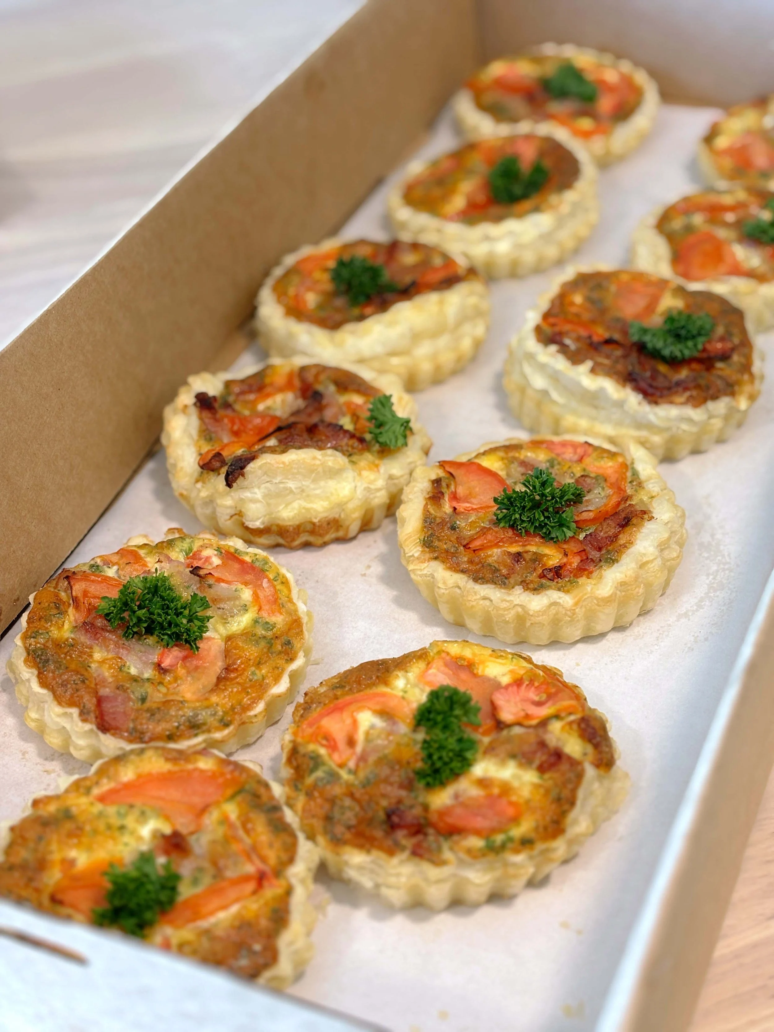 ASSORTED MINI QUICHES